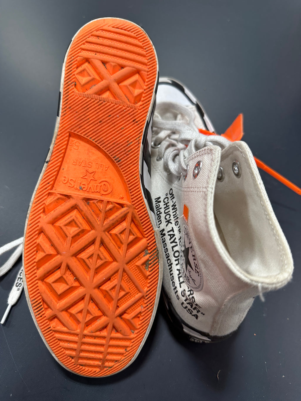 Off White Converse Sz 5.5 No Box