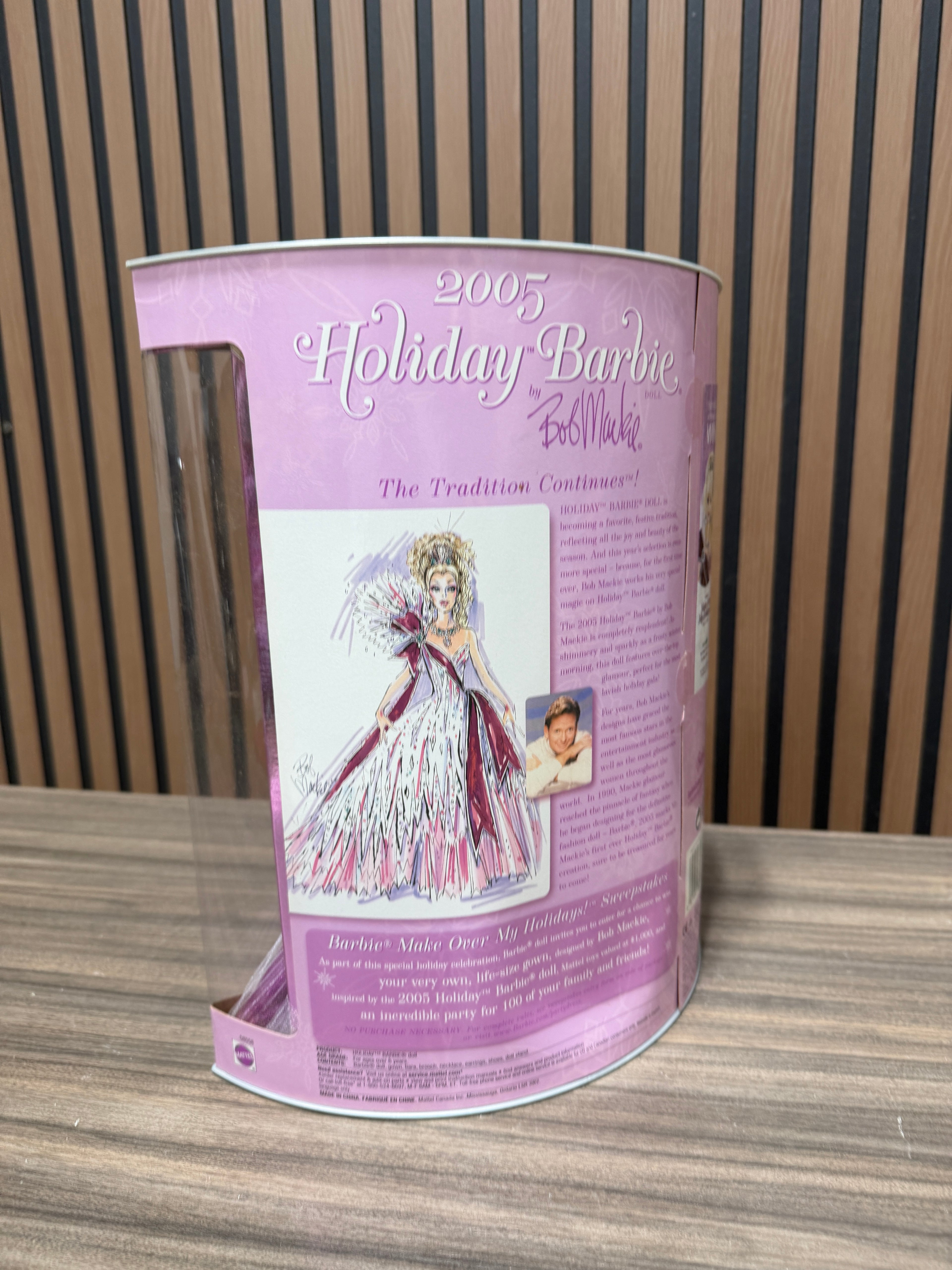 2005 Holiday Barbie Doll by Bob Mackie Mattel G8058