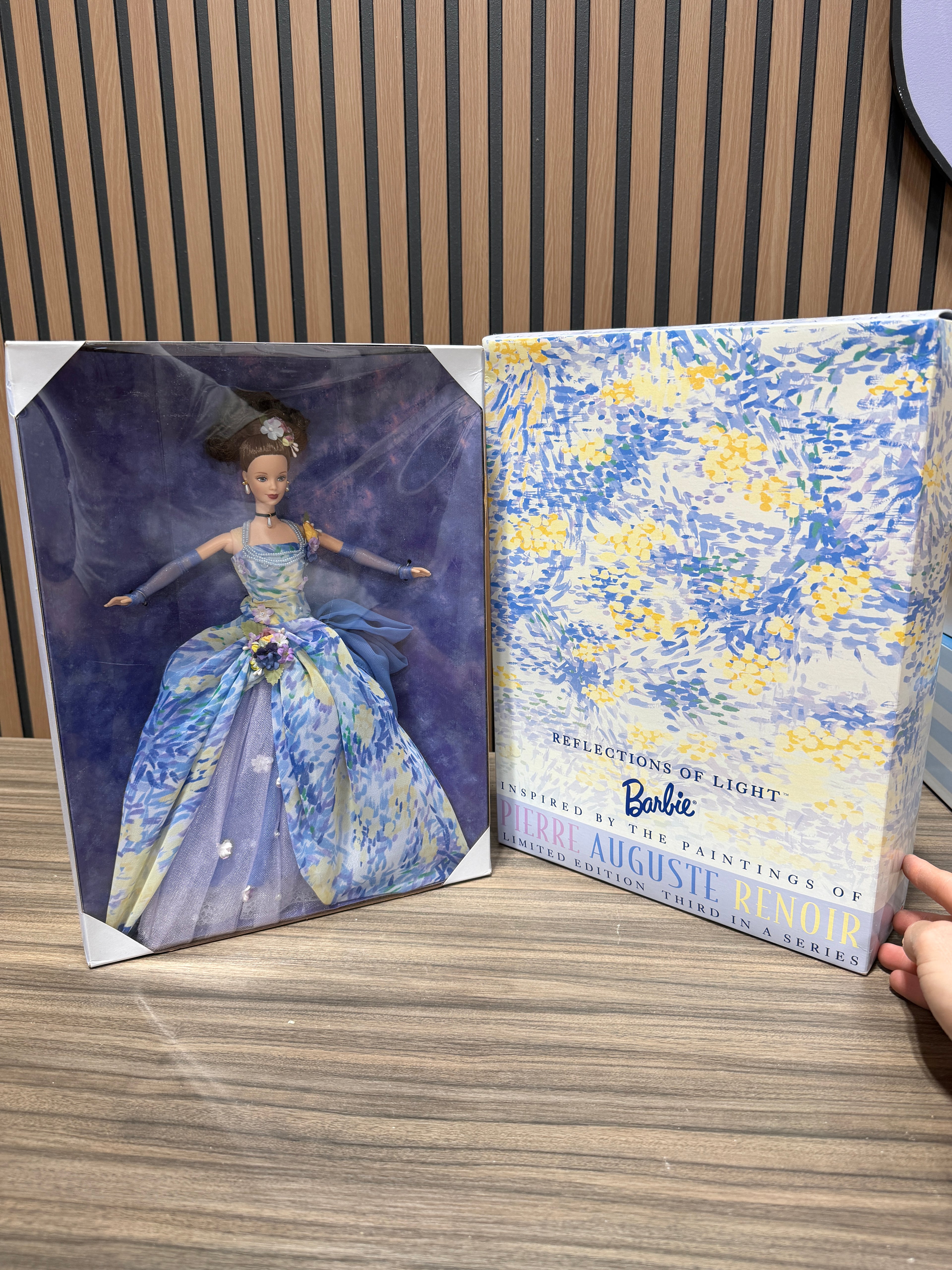 Barbie Reflections of Light Renoir Inspired Doll Third in a Series 1999 Mattel
