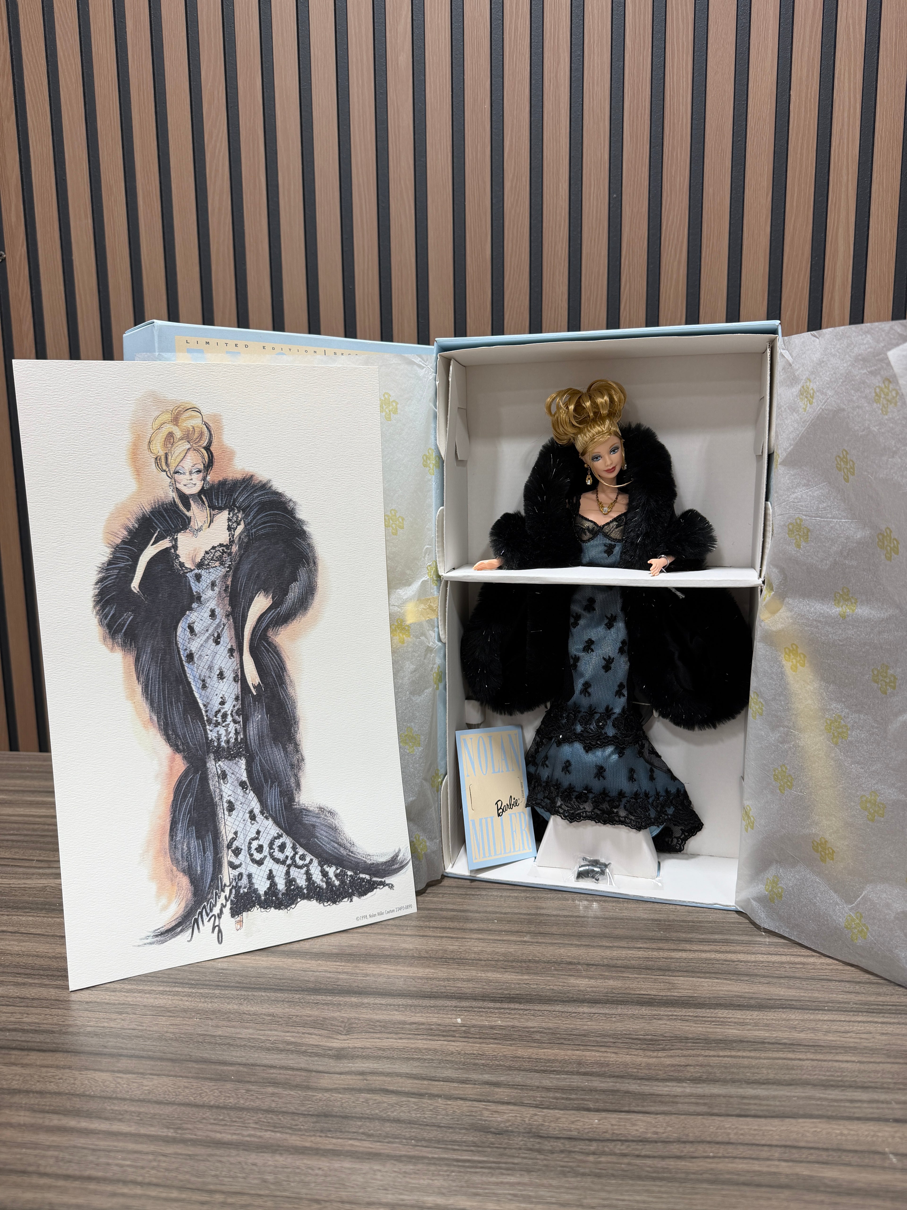 Nolan Miller Evening Illusion Barbie Doll Couture Collection