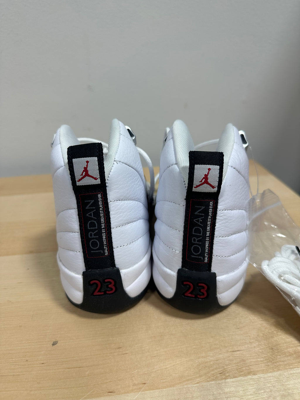Air Jordan 12 Retro GS Cherry White Varsity Red 153265-162 Kids Size 4.5Y