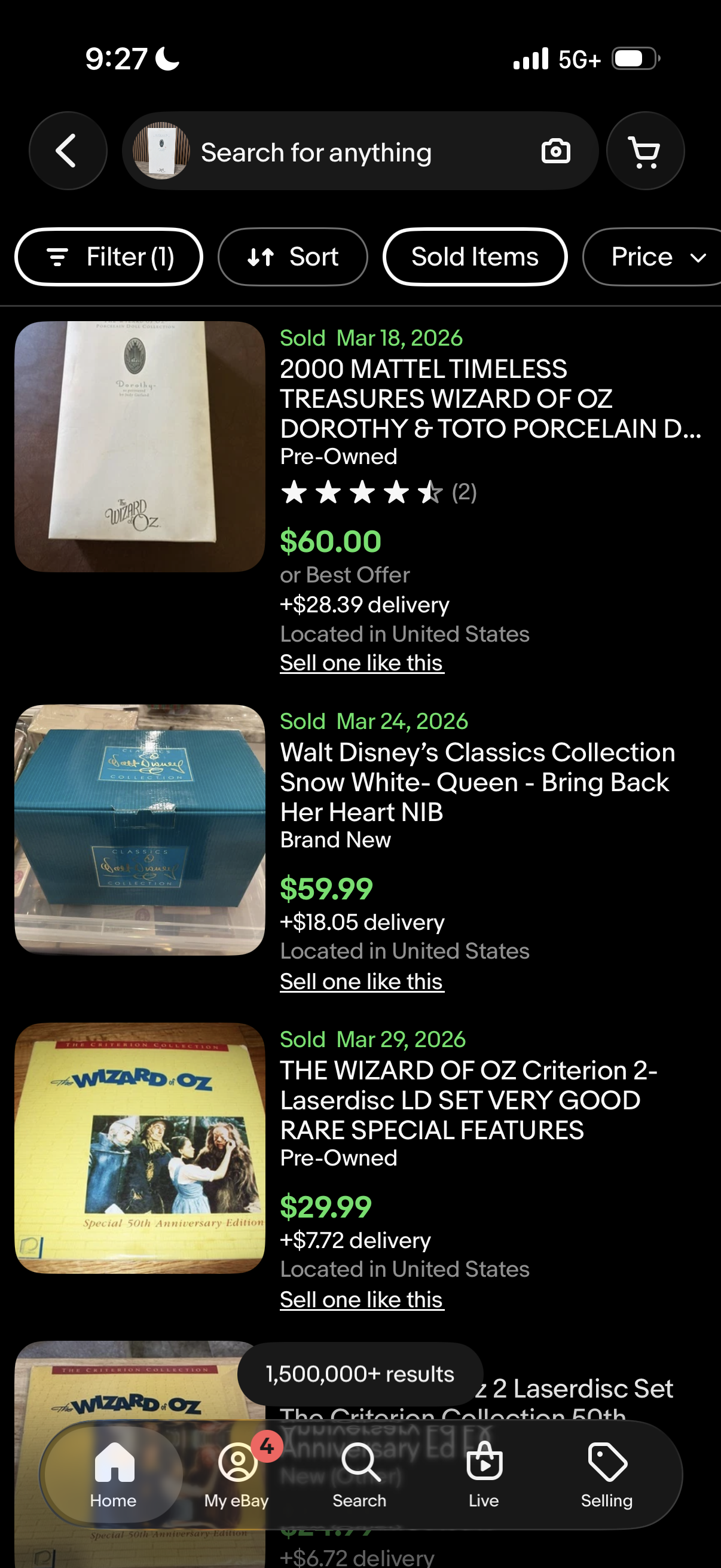 Wizard of Oz Dorothy Porcelain Doll Timeless Treasures 2000 Mattel #26834