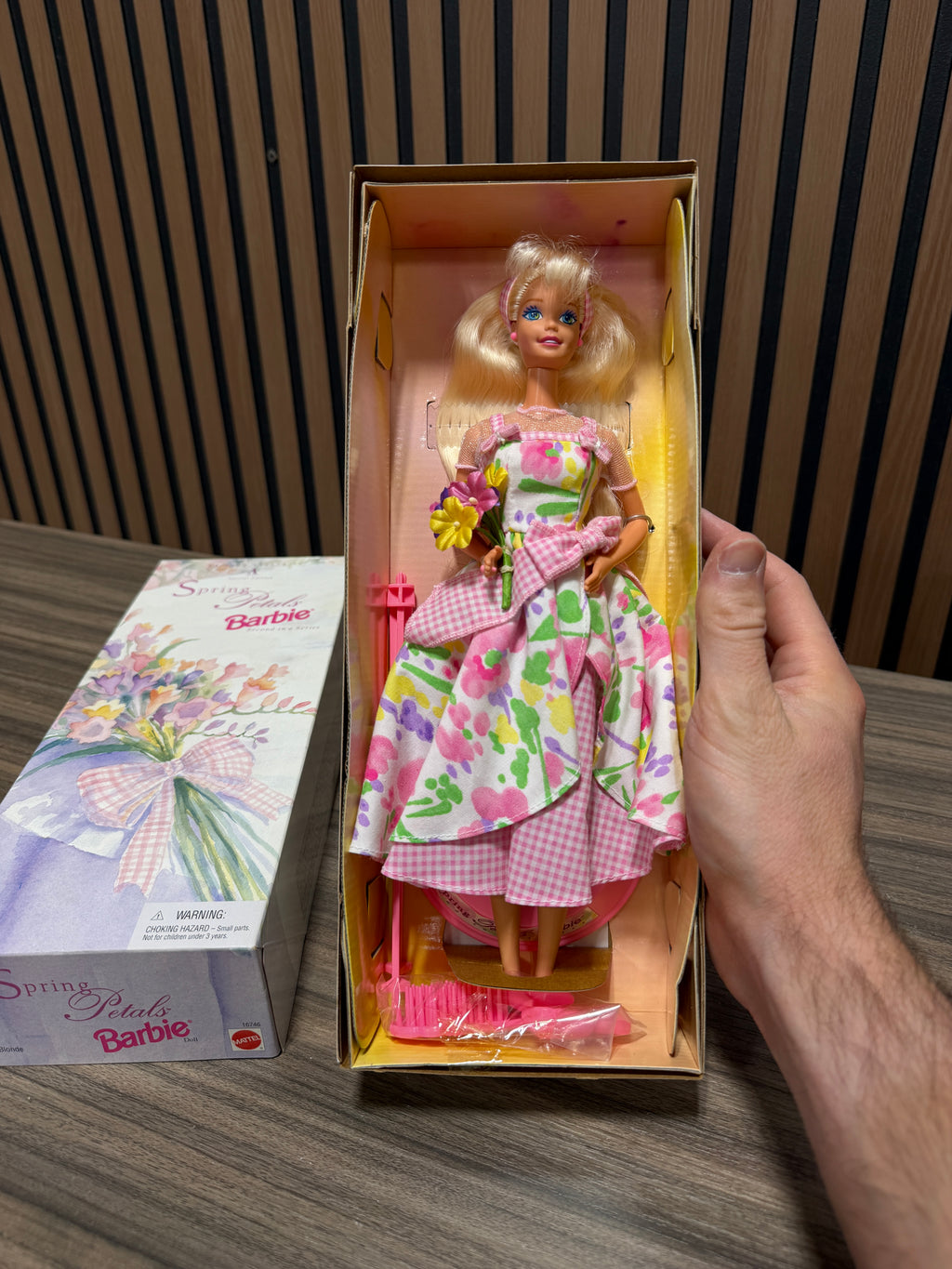 Spring Petals Barbie Doll Blonde Second in Series Avon Exclusive Special Edition