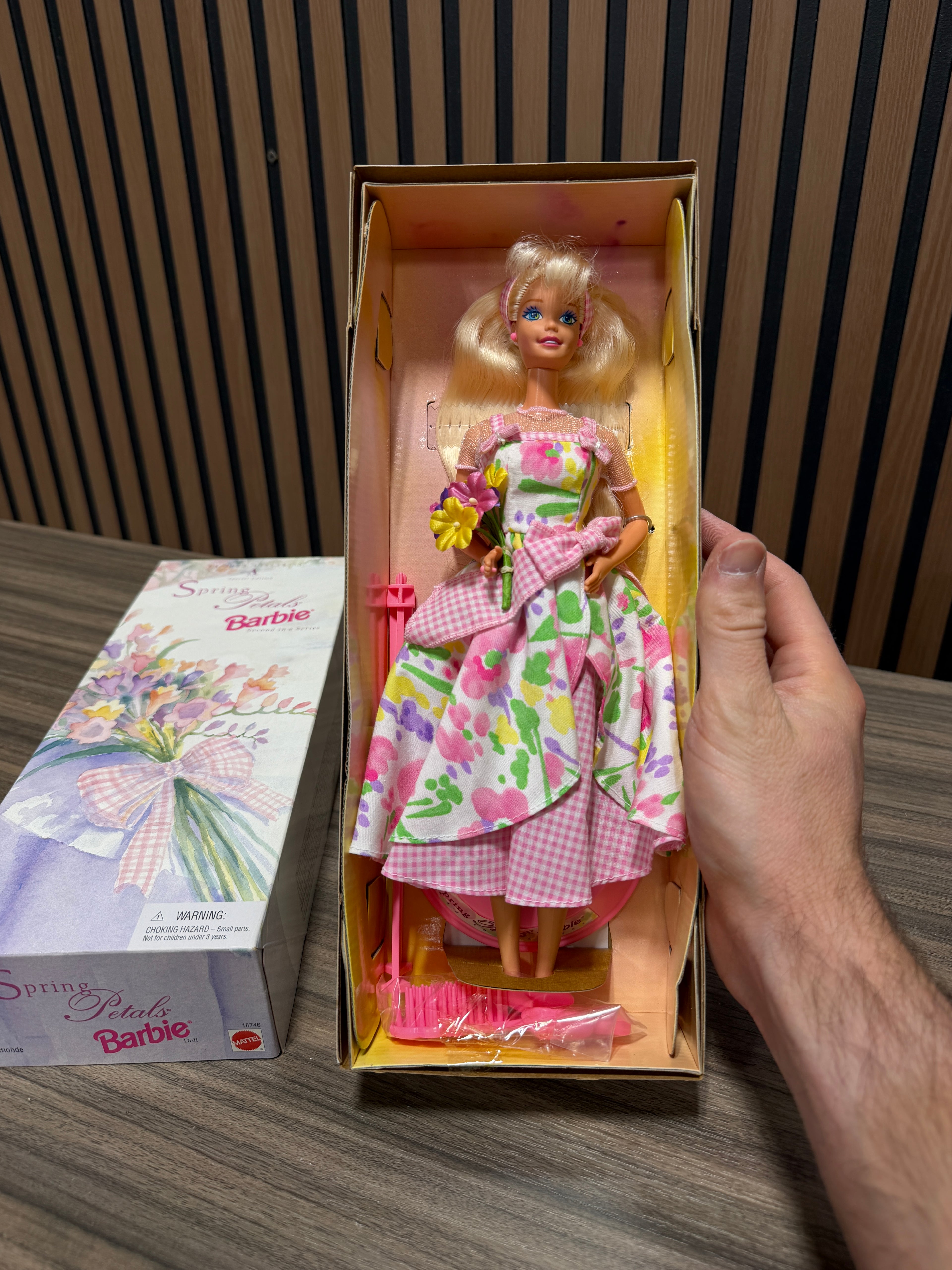 Spring Petals Barbie Doll Blonde Second in Series Avon Exclusive Special Edition