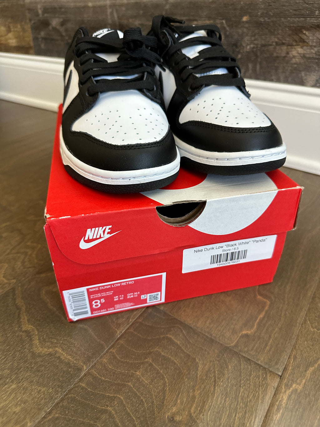 Nike Dunk Low Retro Panda Sz 8.5