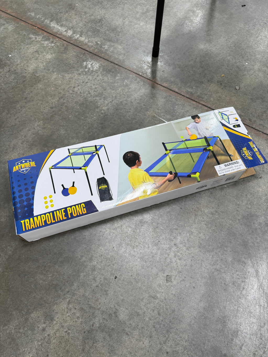 ThinAir Brands Trampoline Pong Table Tennis Set