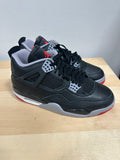 Nike Air Jordan 4 IV Retro Bred Reimagined Black Leather FV5029-006 Men's Size 10