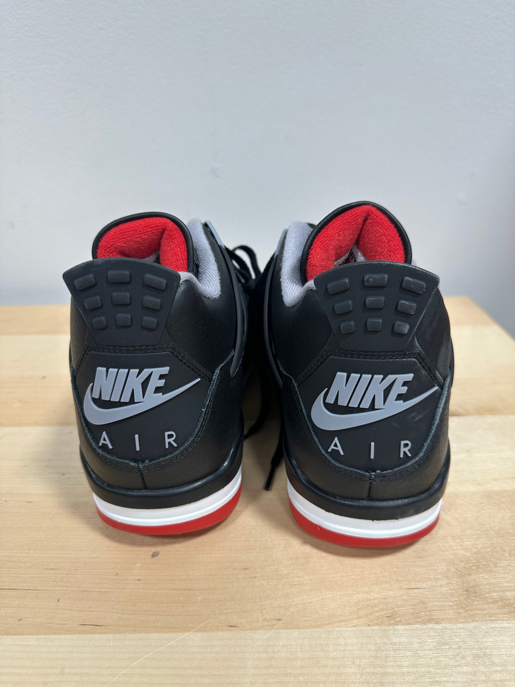 Nike Air Jordan 4 IV Retro Bred Reimagined Black Leather FV5029-006 Men's Size 10
