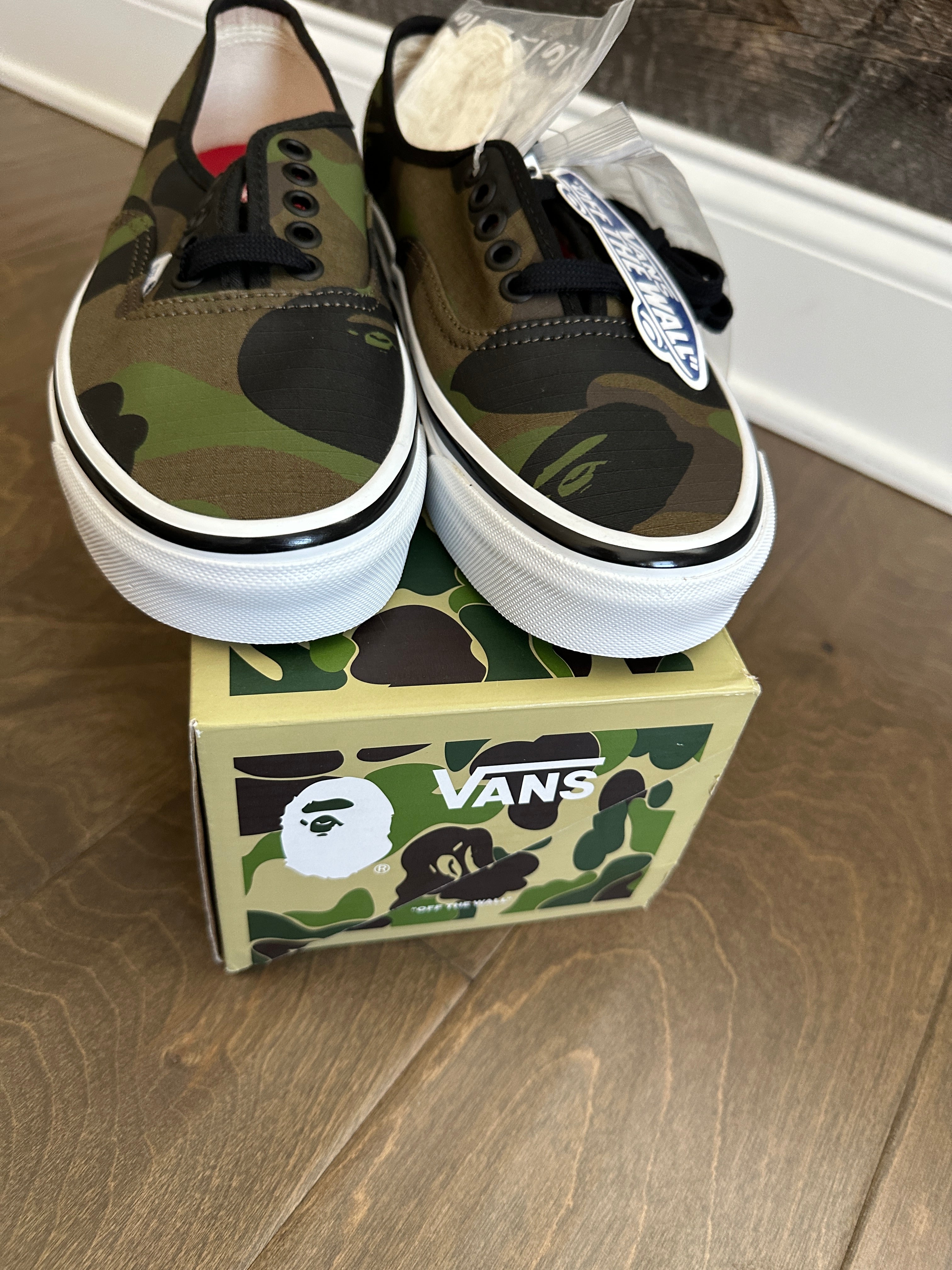 Vans Authentic 44 DX Bape 1st Camo Sz M7.5 W9