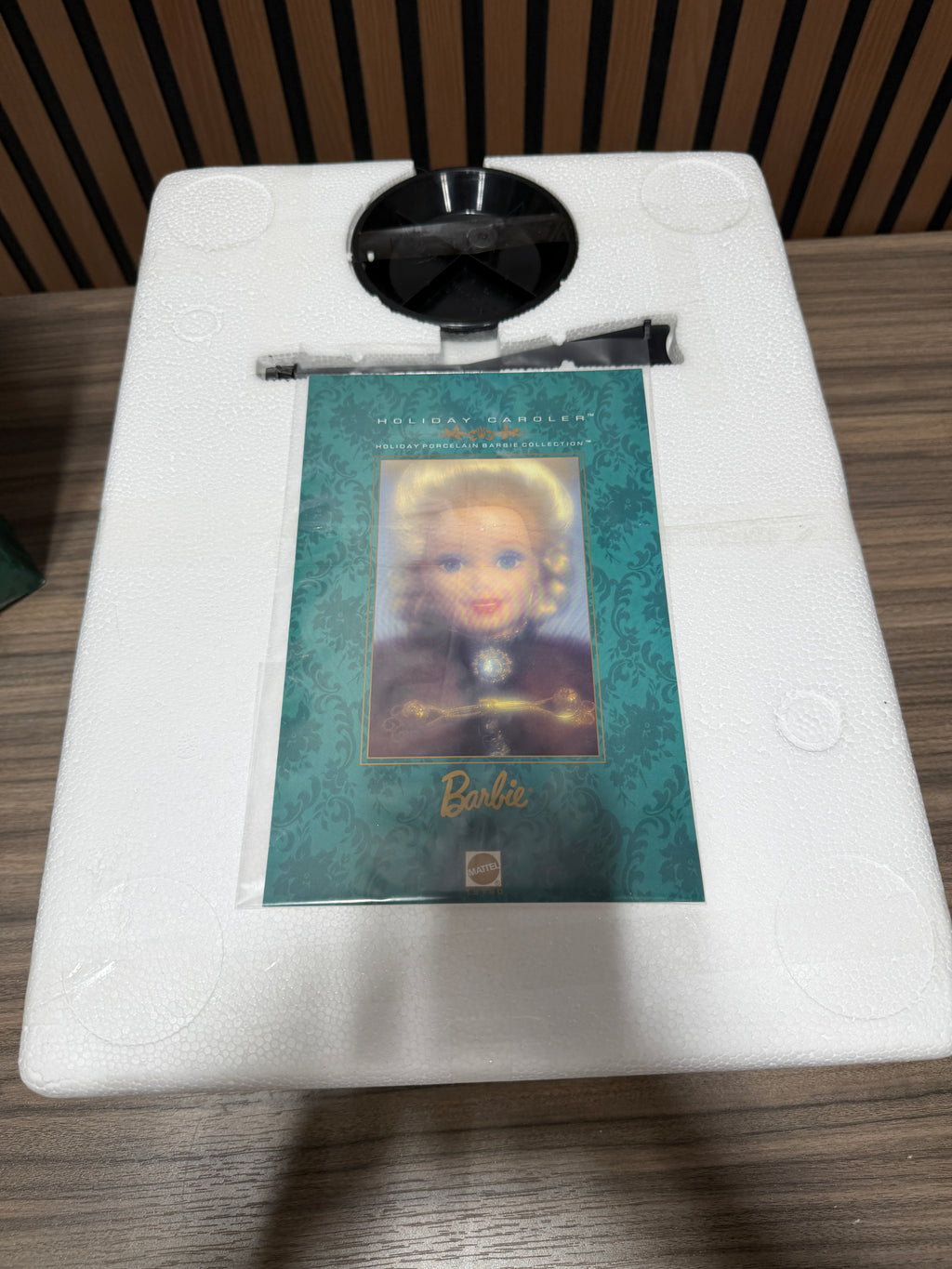 Barbie Holiday Caroler Doll Holiday Porcelain Collection 1996 Mattel 15760
