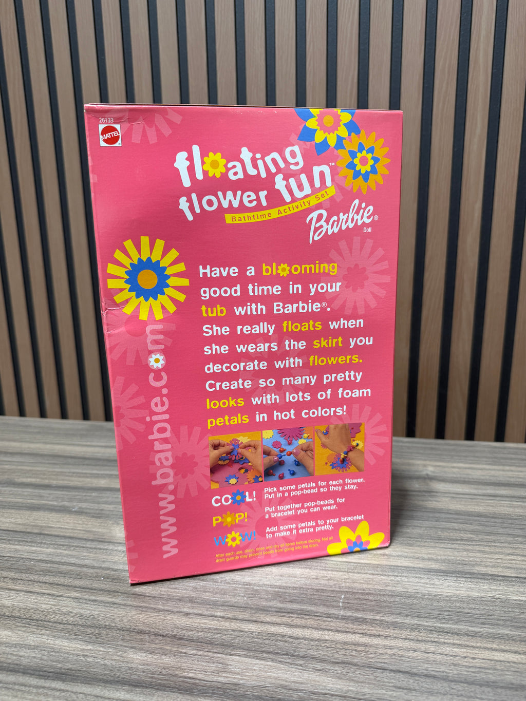 Barbie Floating Flower Fun Bathtime Activity Set with Doll 1999 Mattel 26133
