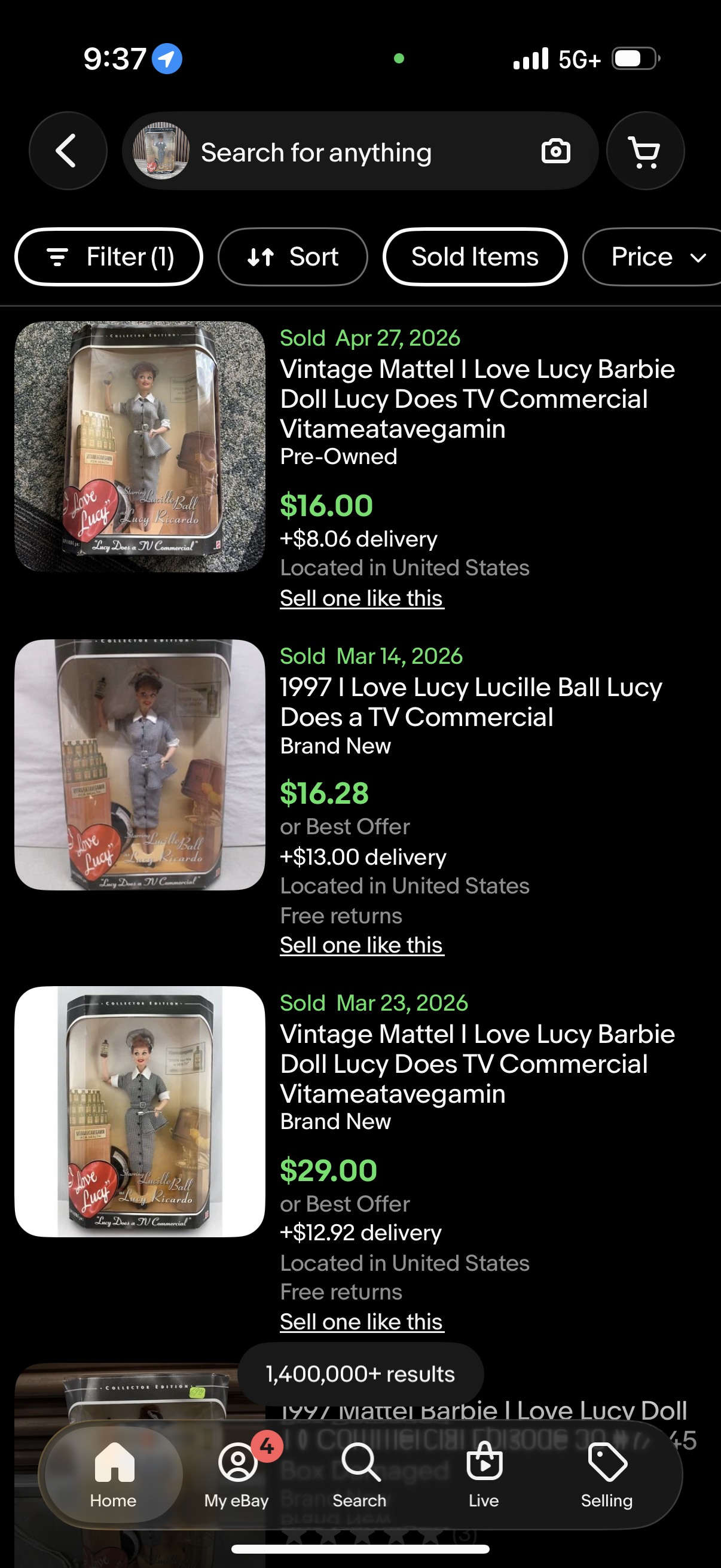 I Love Lucy Doll Lucy Does a TV Commercial Collector Edition 1997 Mattel