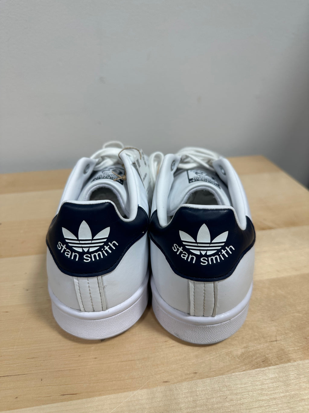 adidas Stan Smith Primegreen White Collegiate Navy FX5501 Men's Size 10.5