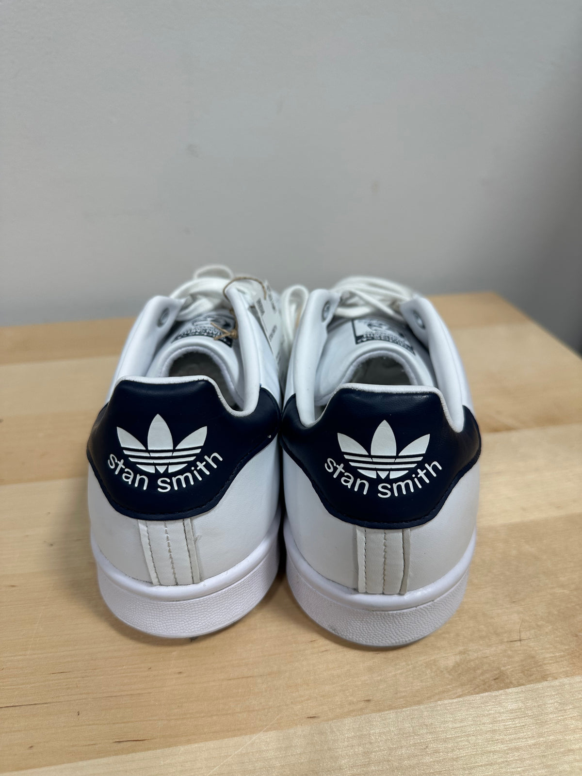 adidas Stan Smith Primegreen White Collegiate Navy FX5501 Men's Size 10.5