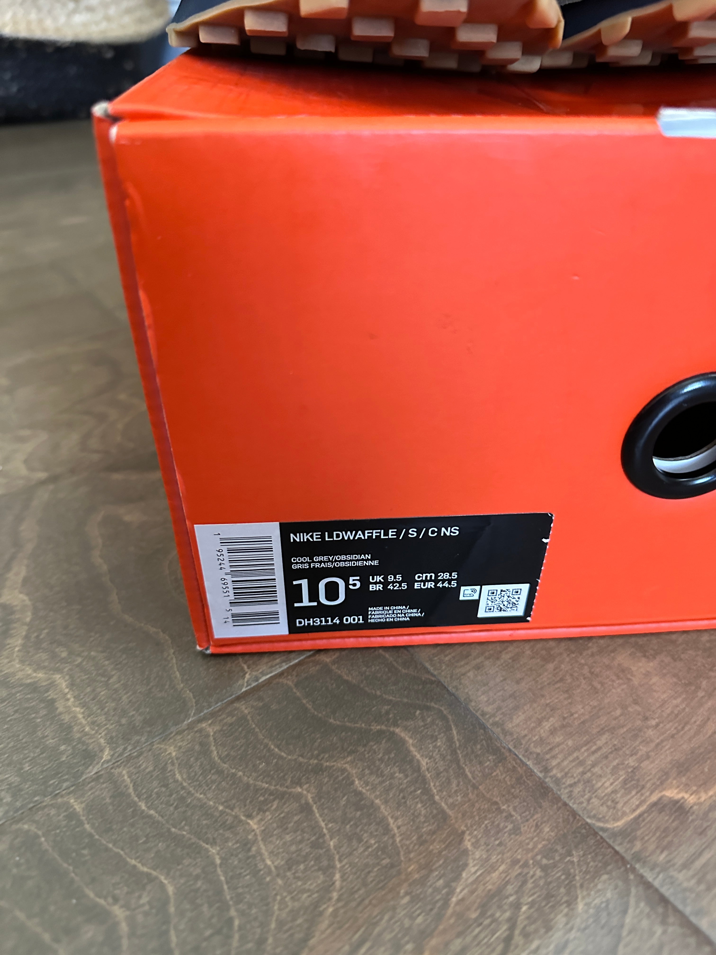 Nike LD Waffle sacai CLOT Kiss of Death 2 Cool Grey z 10.5