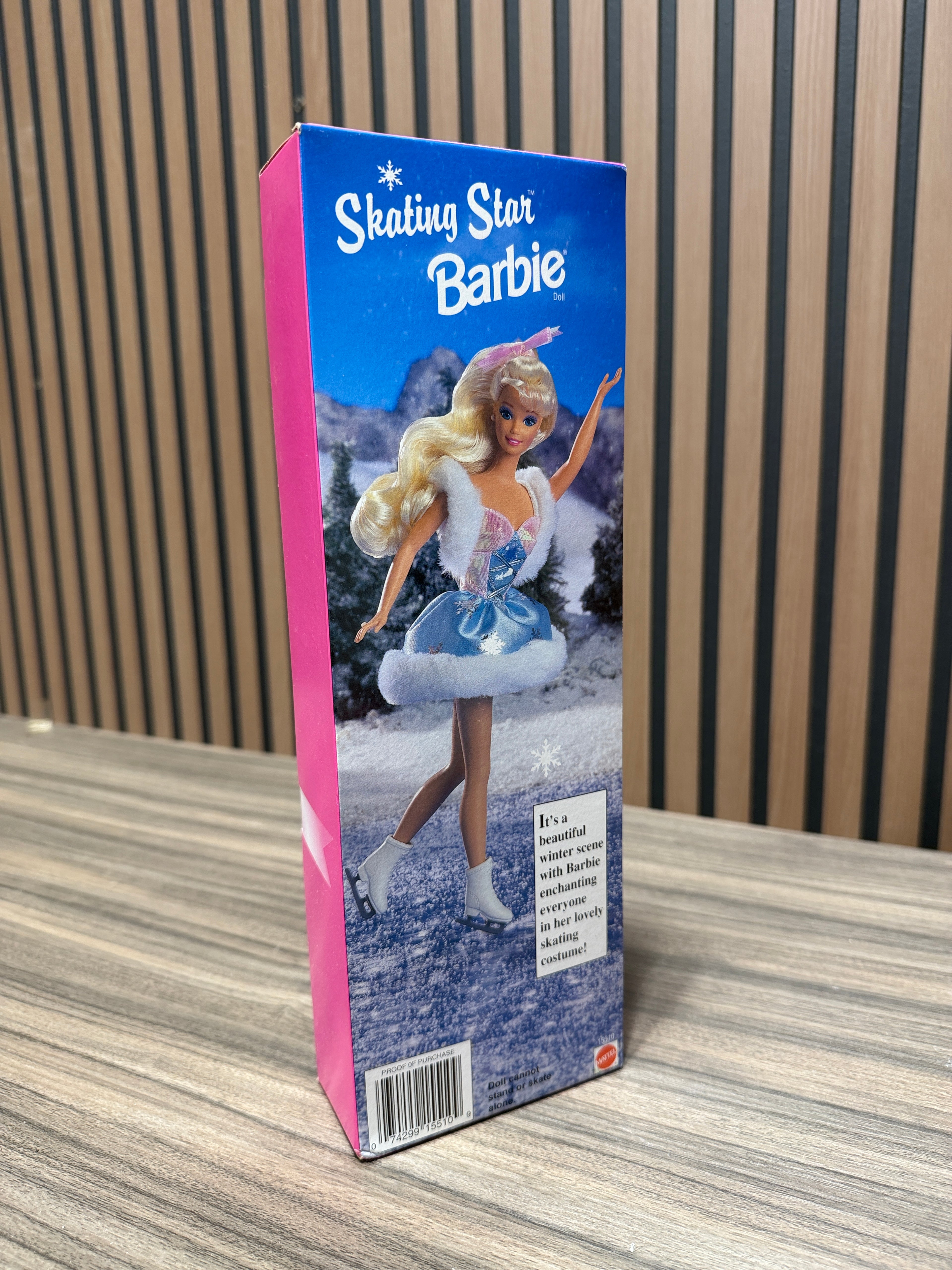 1995 Skating Star Barbie Doll Wal-Mart Special Edition Mattel 15510