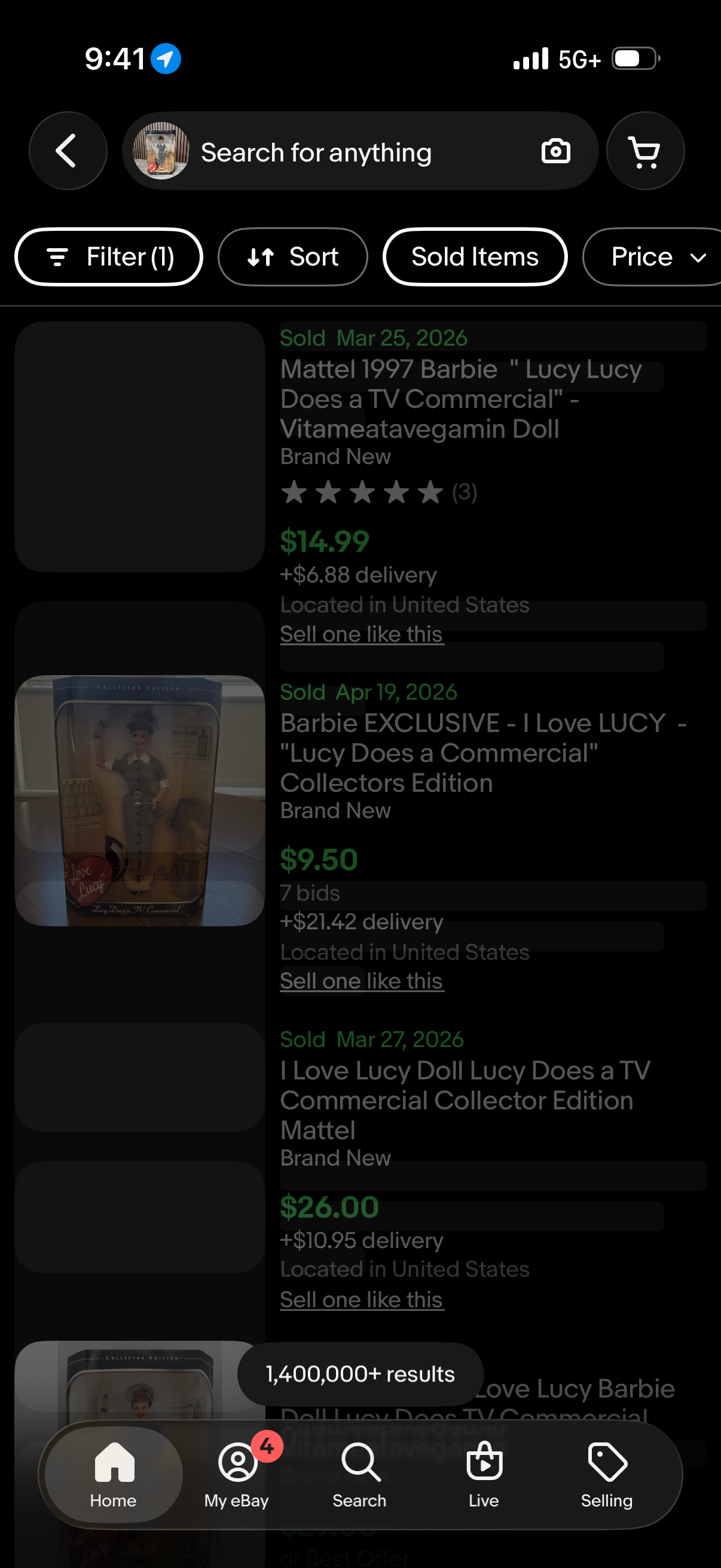I Love Lucy Episode #30 Lucy Does a Commercial Doll 1997 Mattel #17645