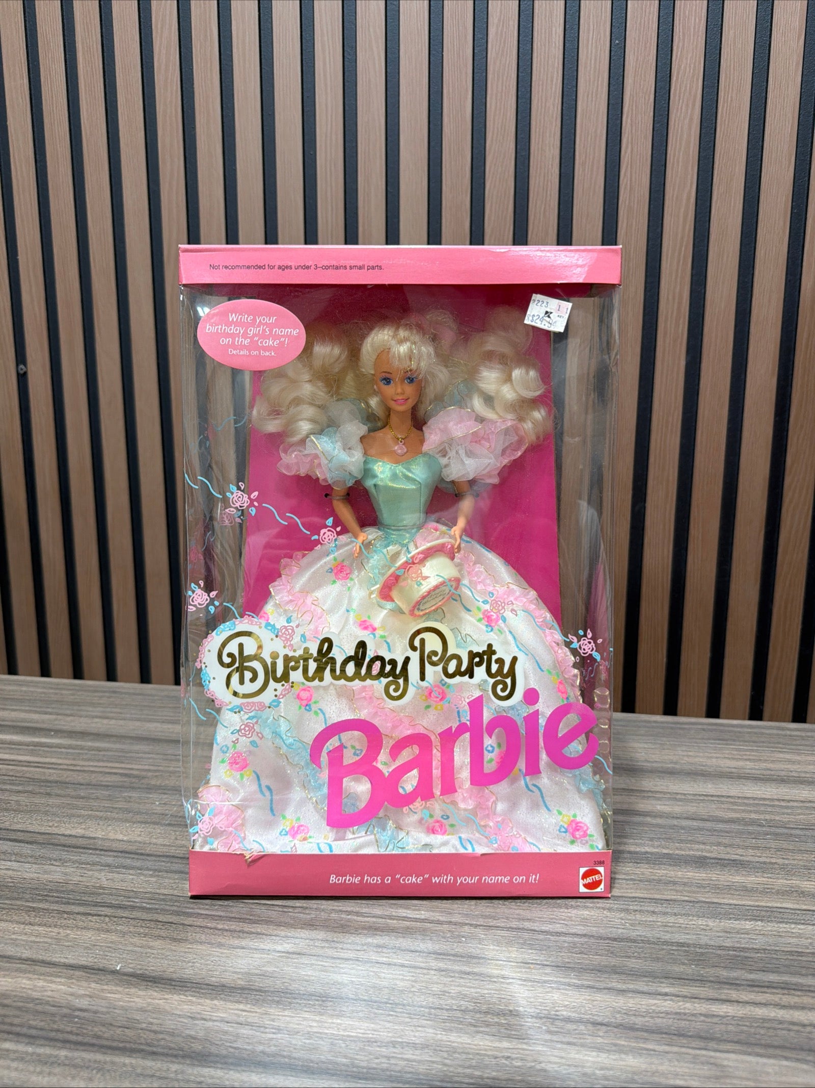 Birthday Party Barbie Doll 1992 Mattel No. 3388