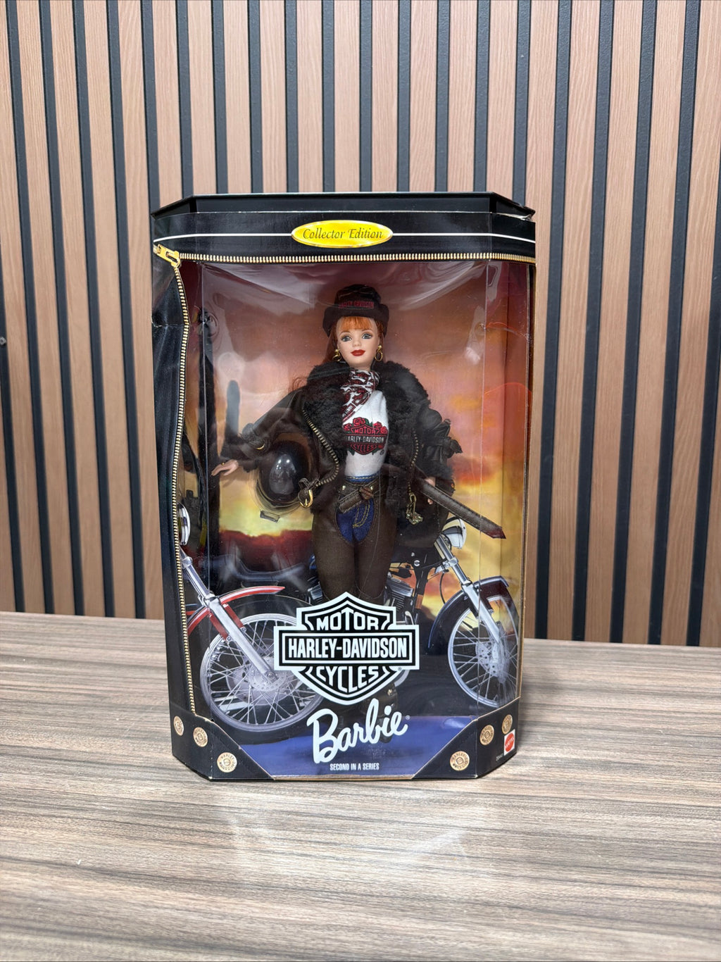 Harley Davidson Redhead Barbie Doll 1998 Mattel 20441