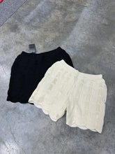 Load image into Gallery viewer, LWH Knitted Shorts Sz M (black and white)
