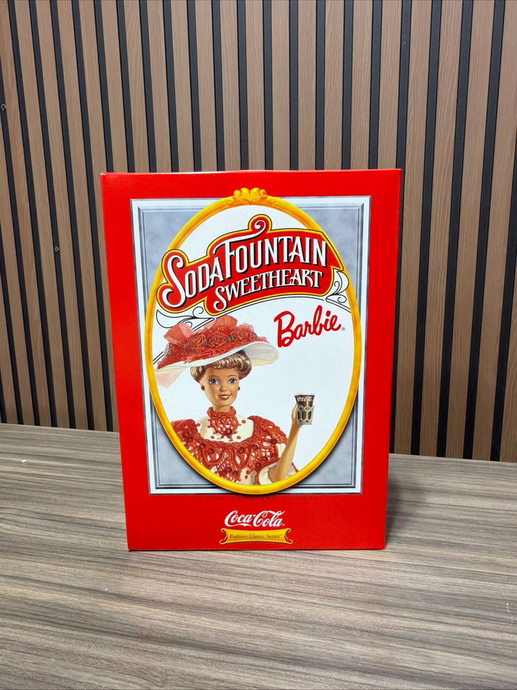 Barbie Coca Cola Soda Fountain Sweetheart Doll 1996 Mattel 15762