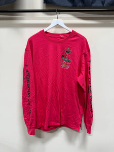 Puma Melo Long Sleeve Pink Sz Lg