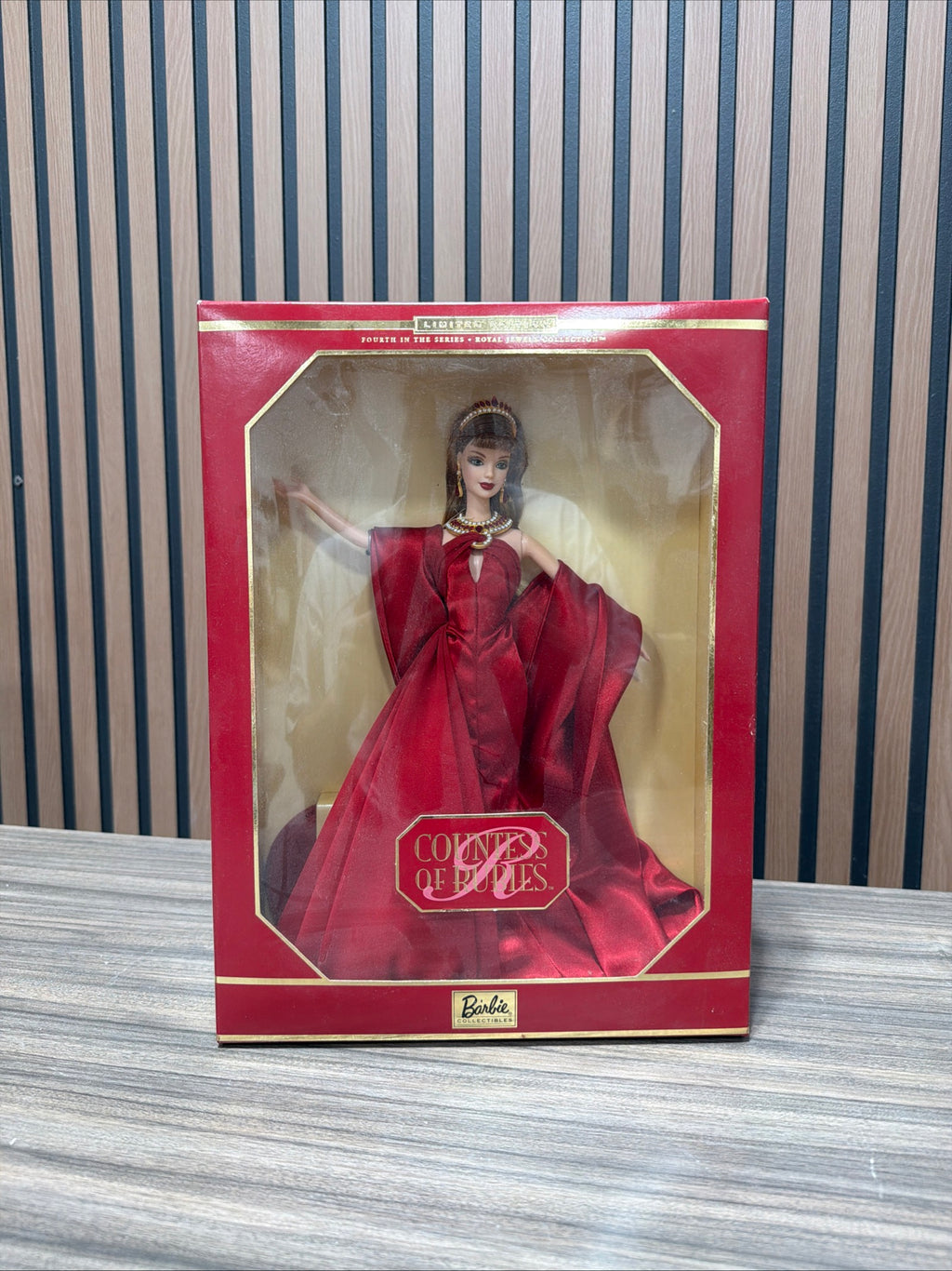 Countess of Rubies Barbie Doll Royal Jewels Collection 4th in a Series Mattel
