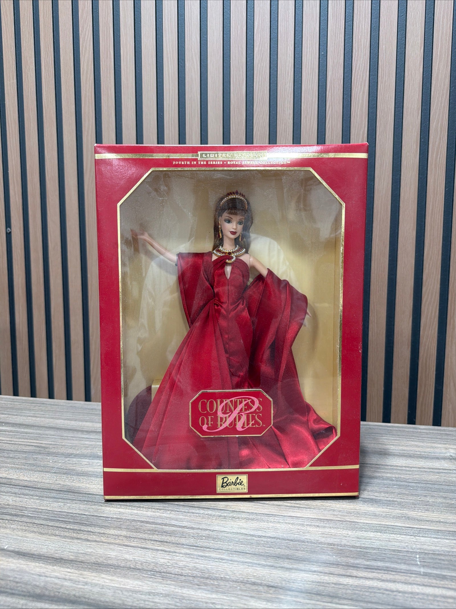 Countess of Rubies Barbie Doll Royal Jewels Collection 4th in a Series Mattel