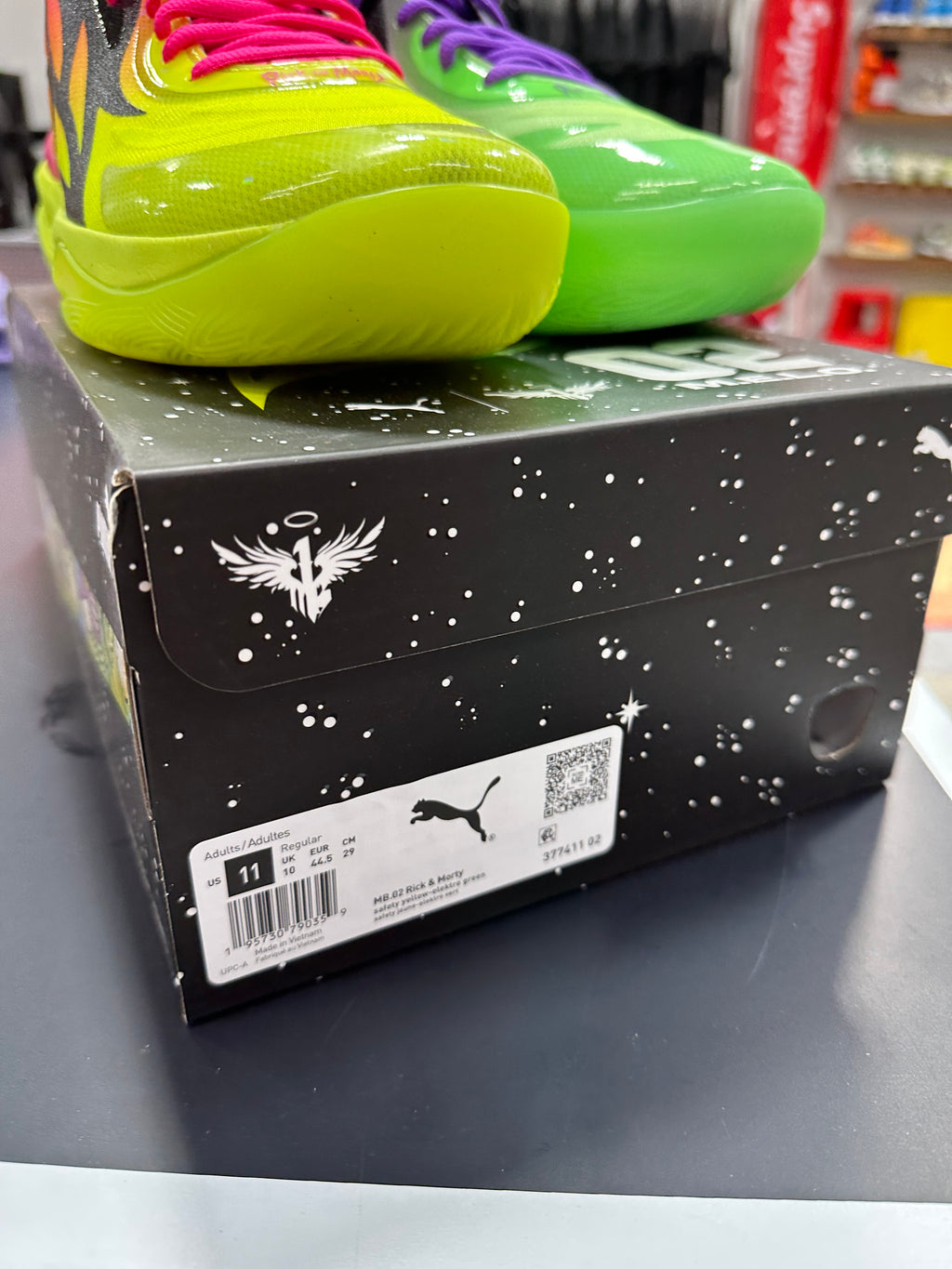 Puma LaMelo Ball MB.02 Rick & Morty Adventures Sz 11