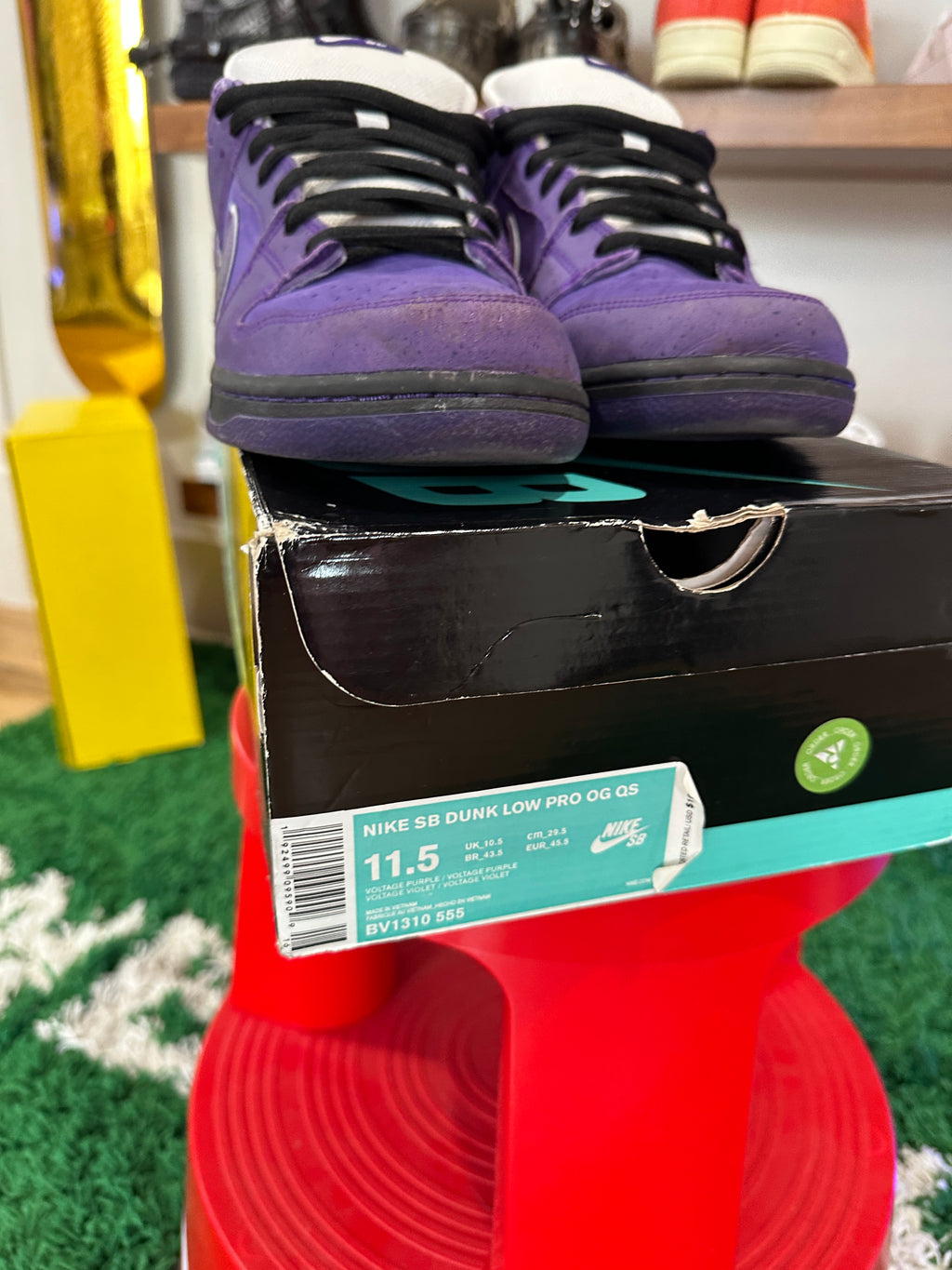 Nike SB Dunk Low Concepts Purple Lobster Sz 11.5