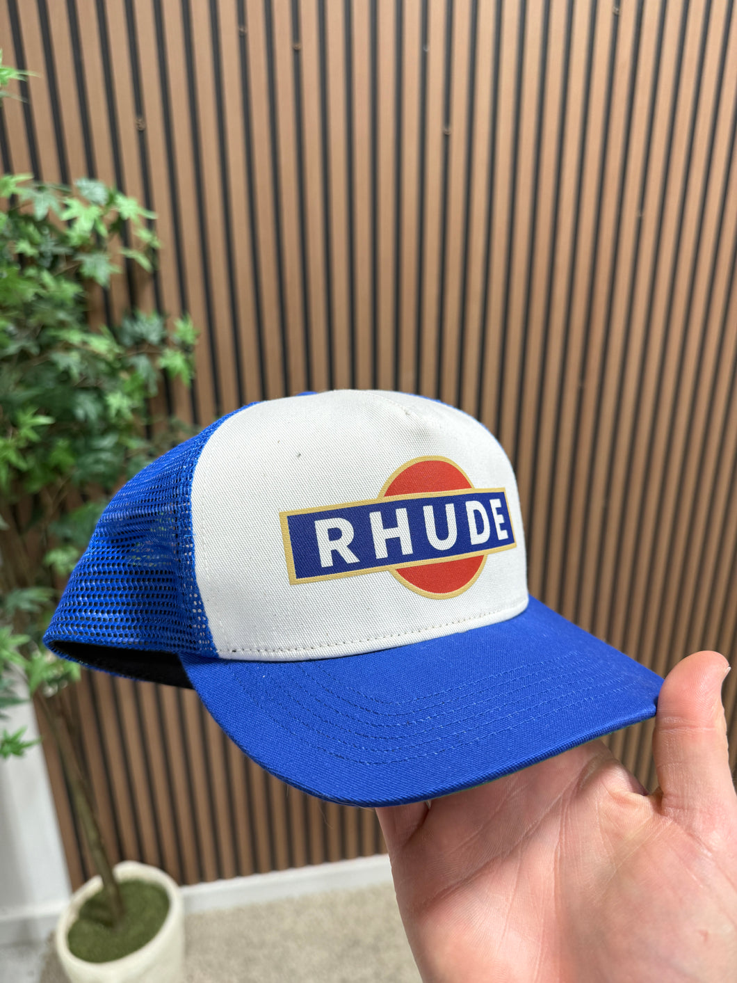 Rhude Trucker Hat Blue