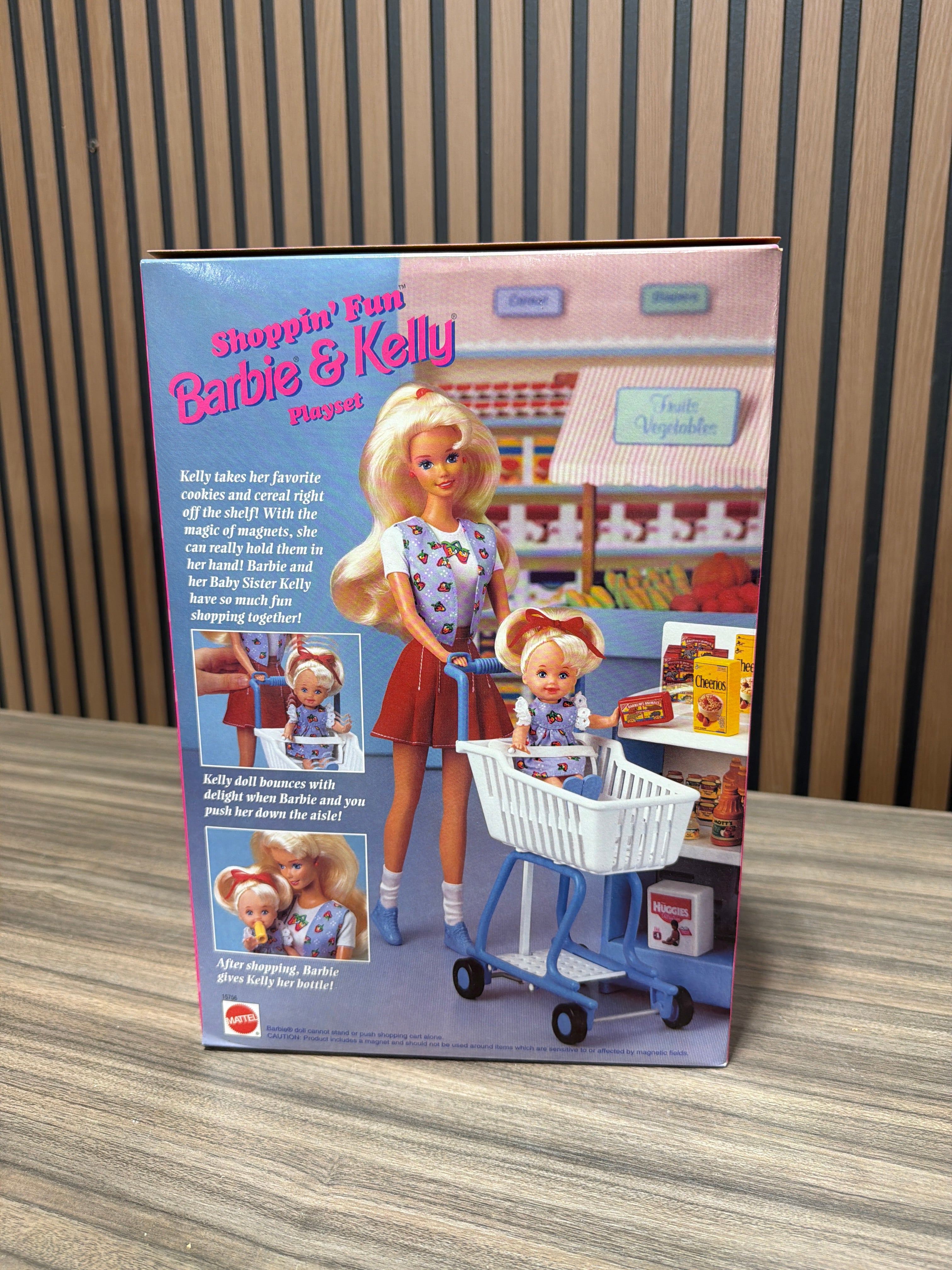 Shoppin' Fun Barbie & Kelly Dolls Playset 1995 Mattel 15756