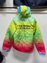 Load image into Gallery viewer, Puma Melo Rainbow Hoodie Sz L
