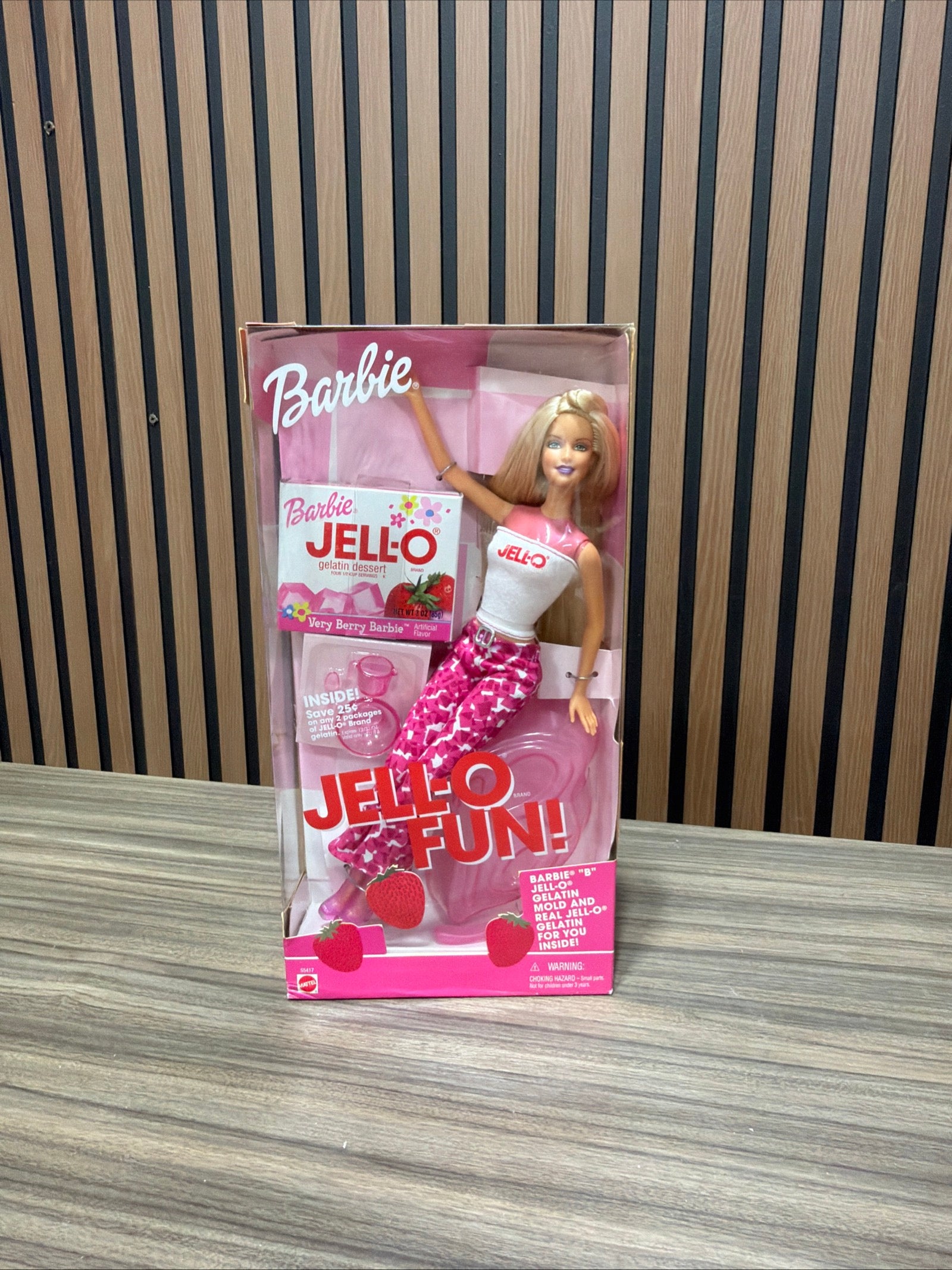 Jell-O Fun Barbie Doll 2001 Mattel 55417