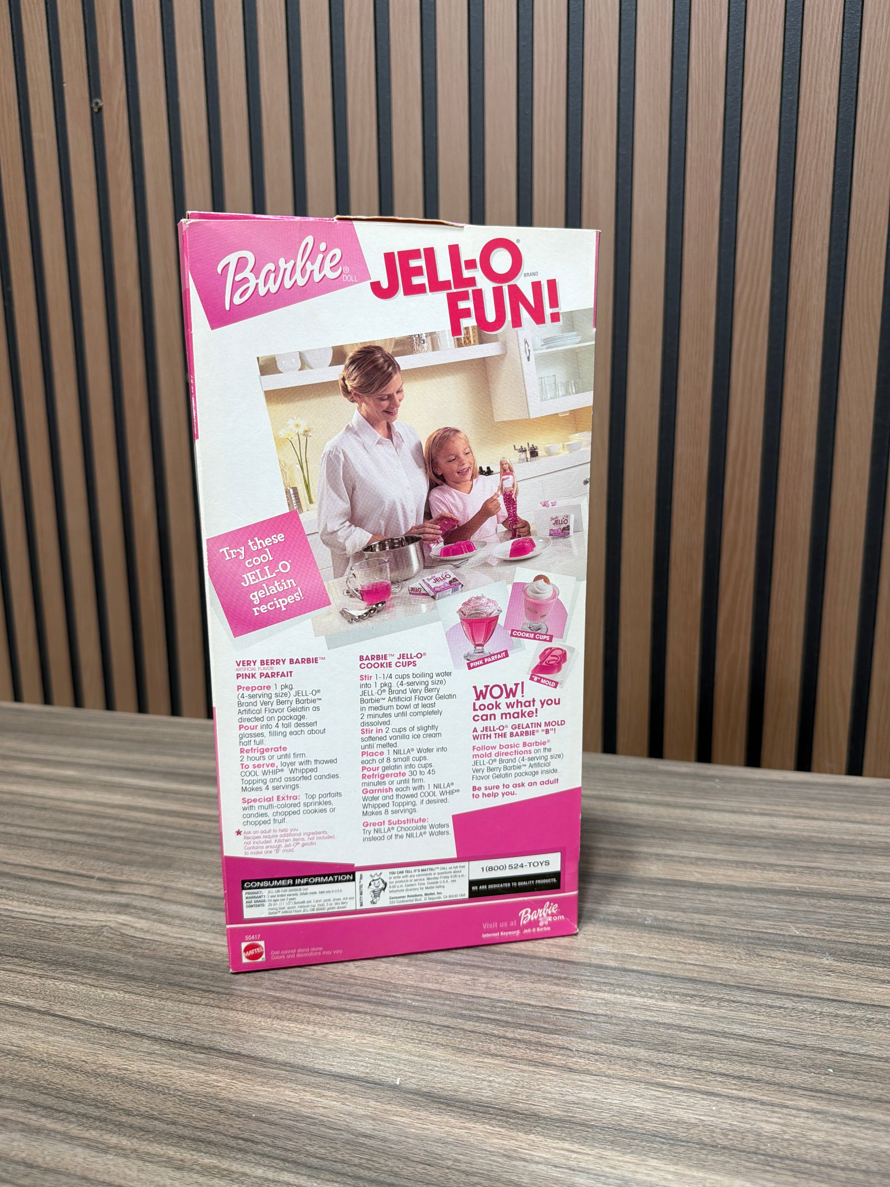 Jell-O Fun Barbie Doll 2001 Mattel 55417