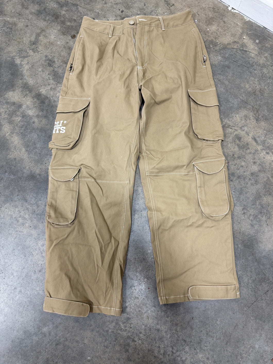 Clints Pants Khaki Sz L