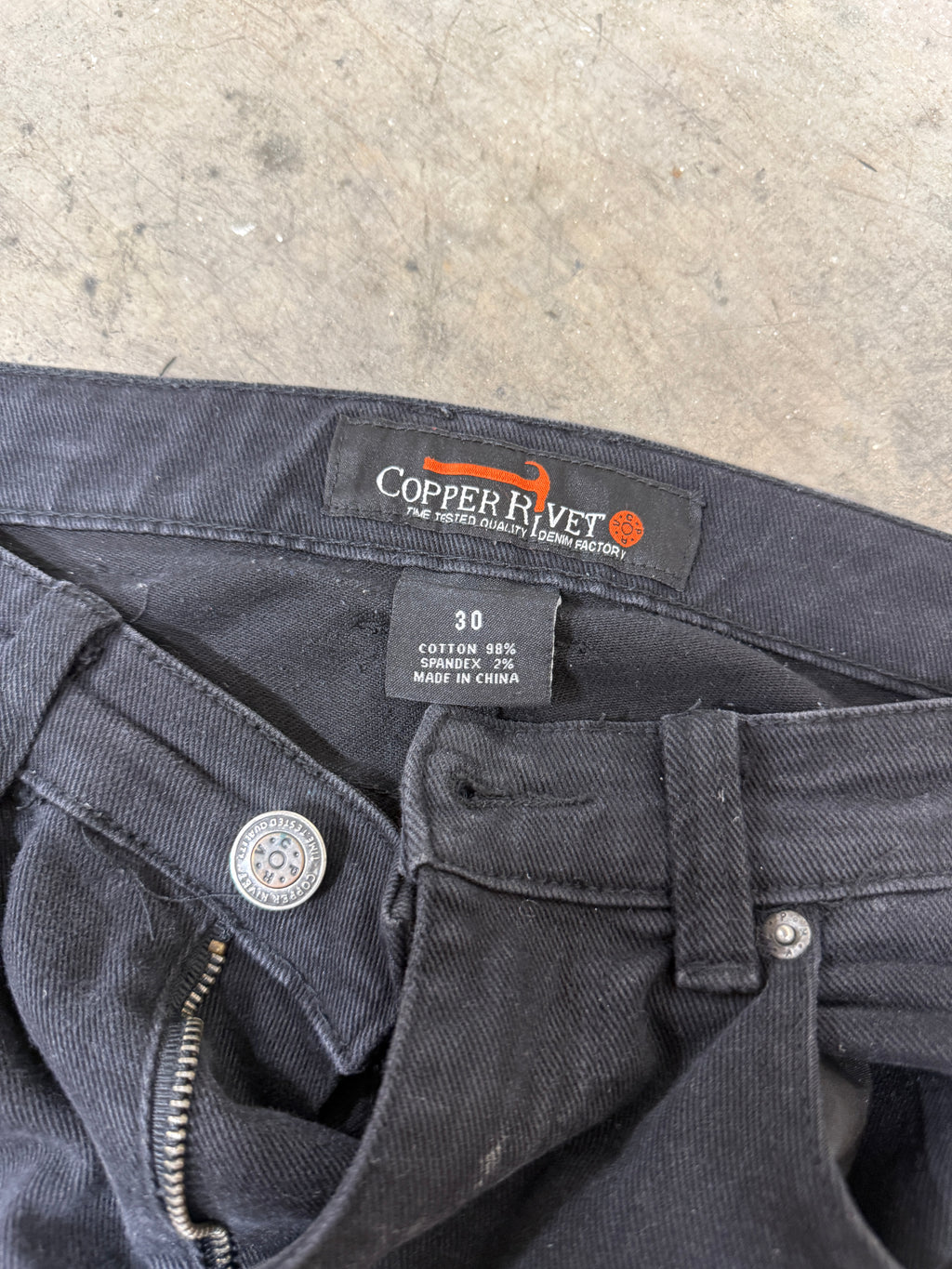 Copper Rivet Jeans Sz 30