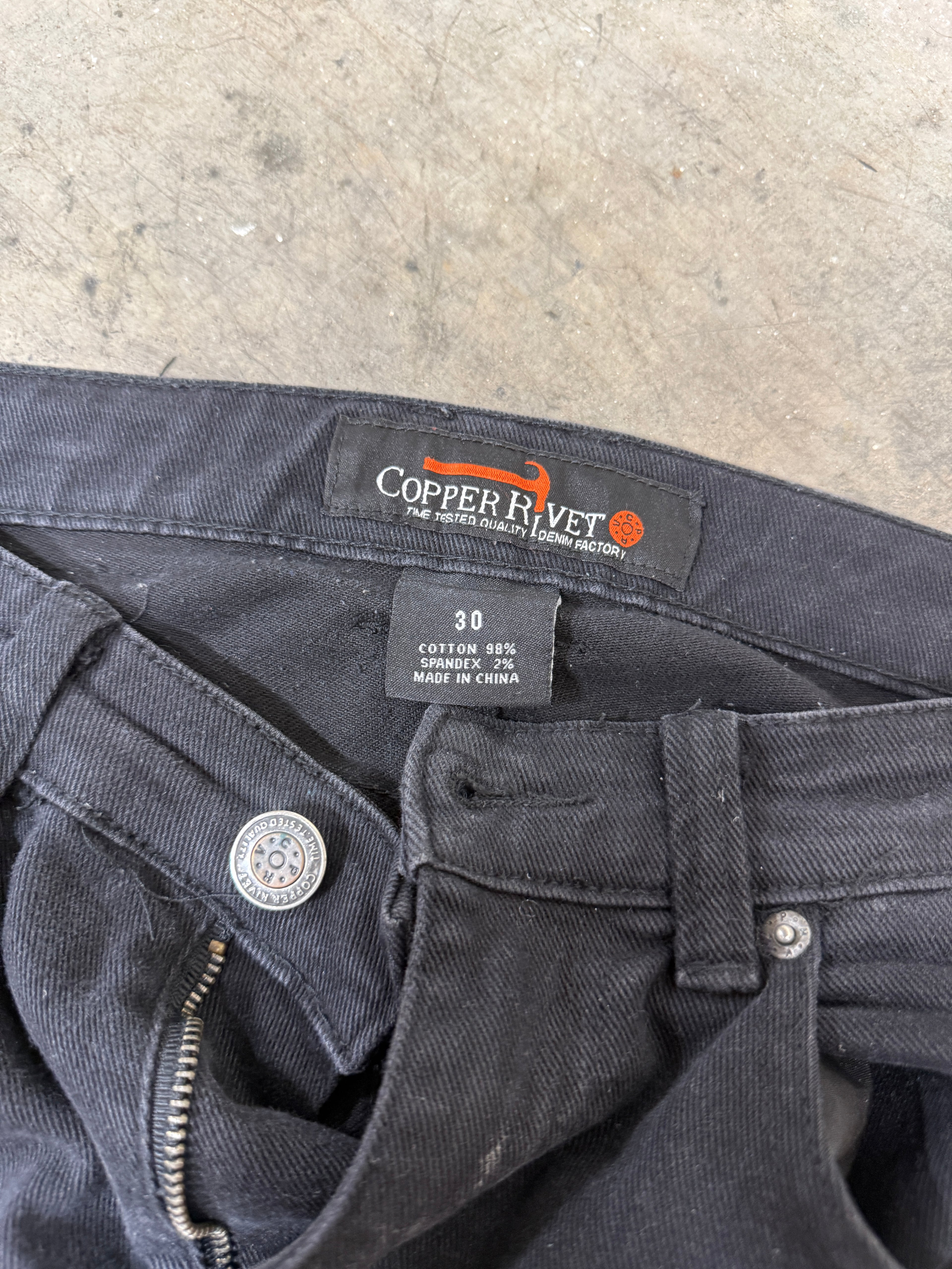 Copper Rivet Jeans Sz 30
