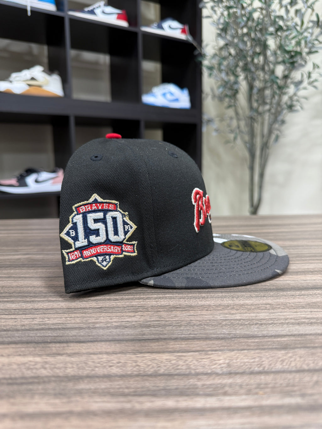 Braves Fitted Hat Sz 7 1/2