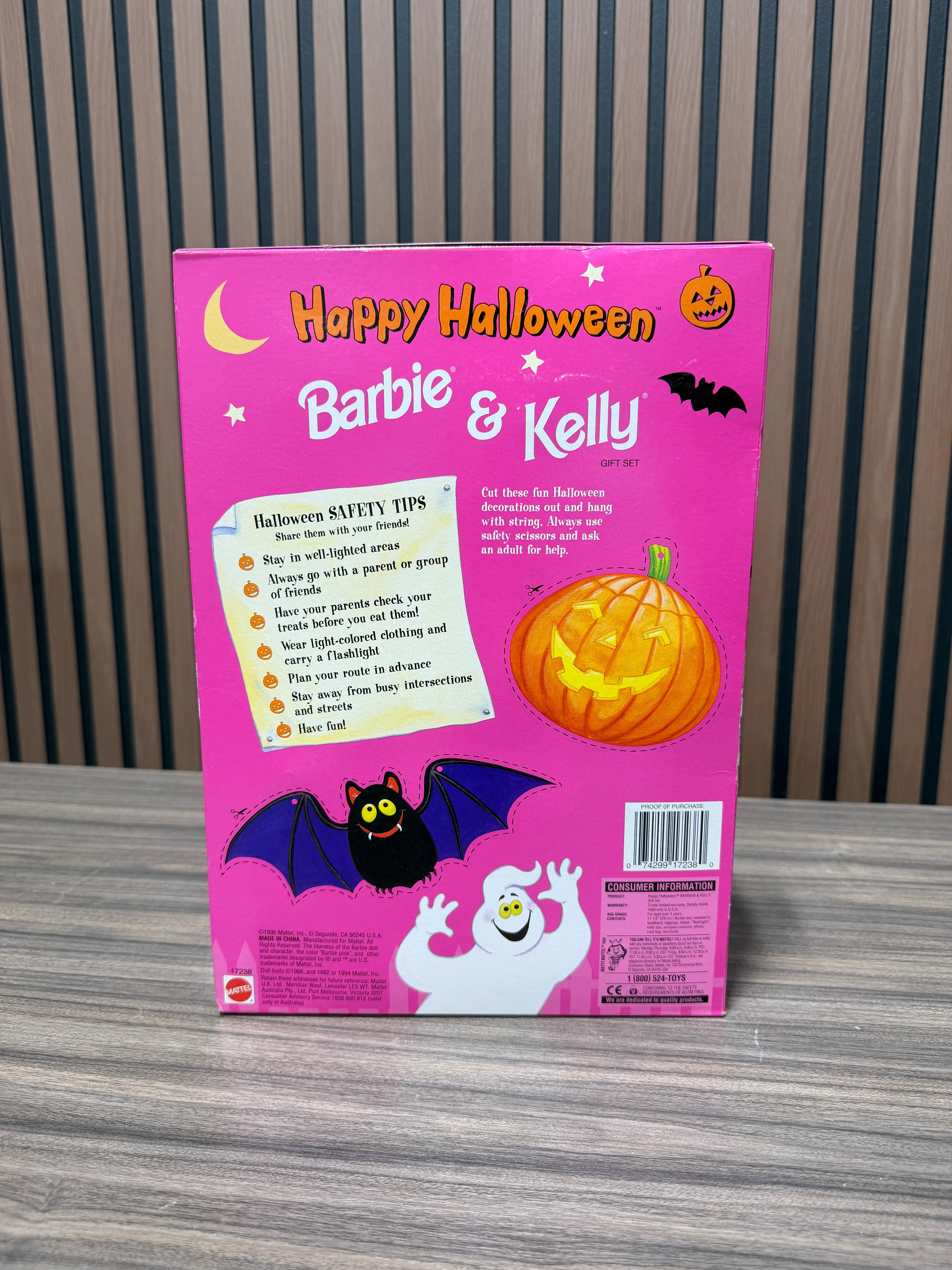 Happy Halloween Barbie and Kelly Special Edition Dolls 1996 Mattel 17238