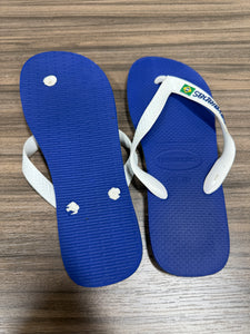 Brazil Flip Flops Sz 9
