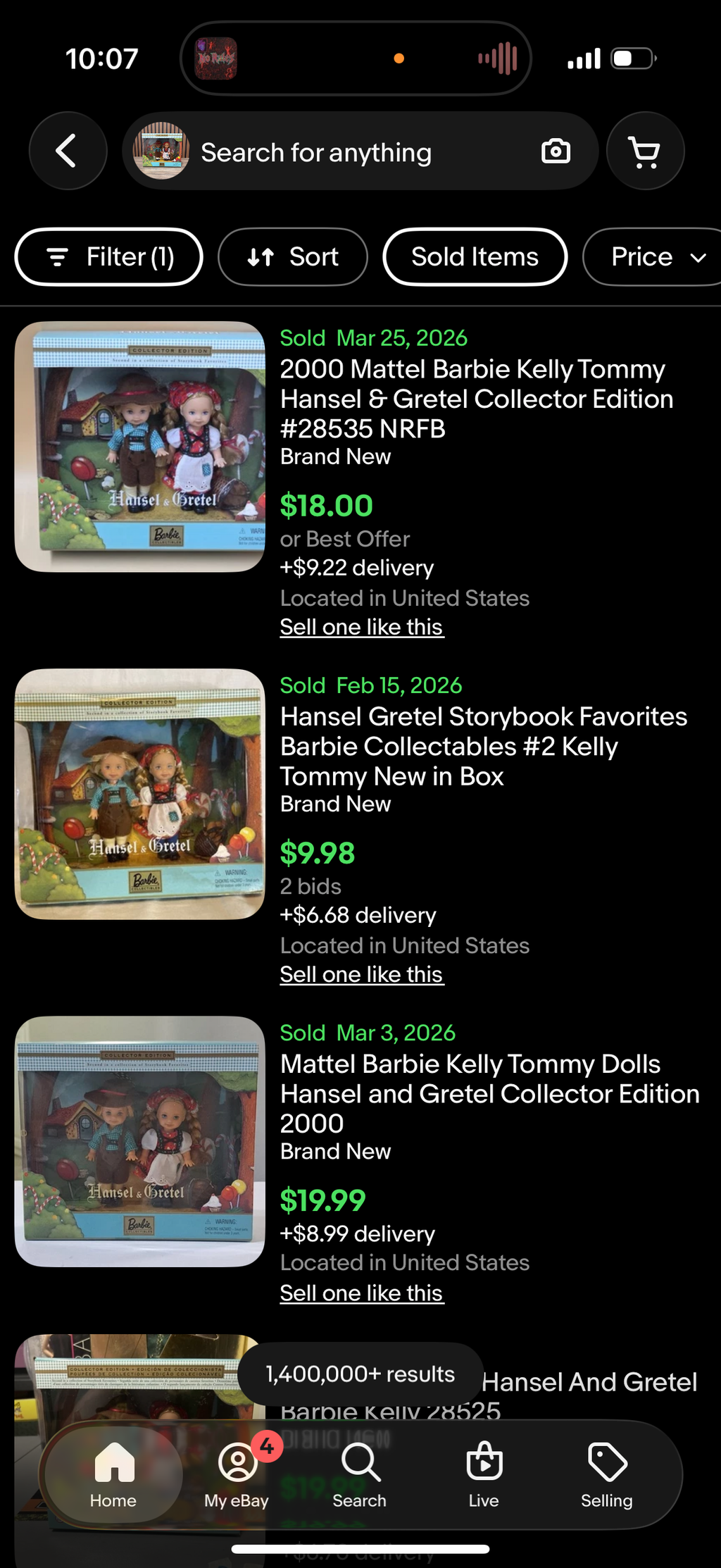Hansel & Gretel Tommy and Kelly Barbie Doll Set 2000 Mattel 28535