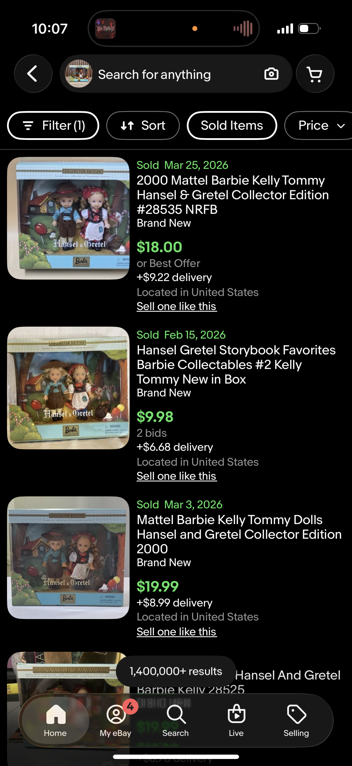 Hansel & Gretel Tommy and Kelly Barbie Doll Set 2000 Mattel 28535
