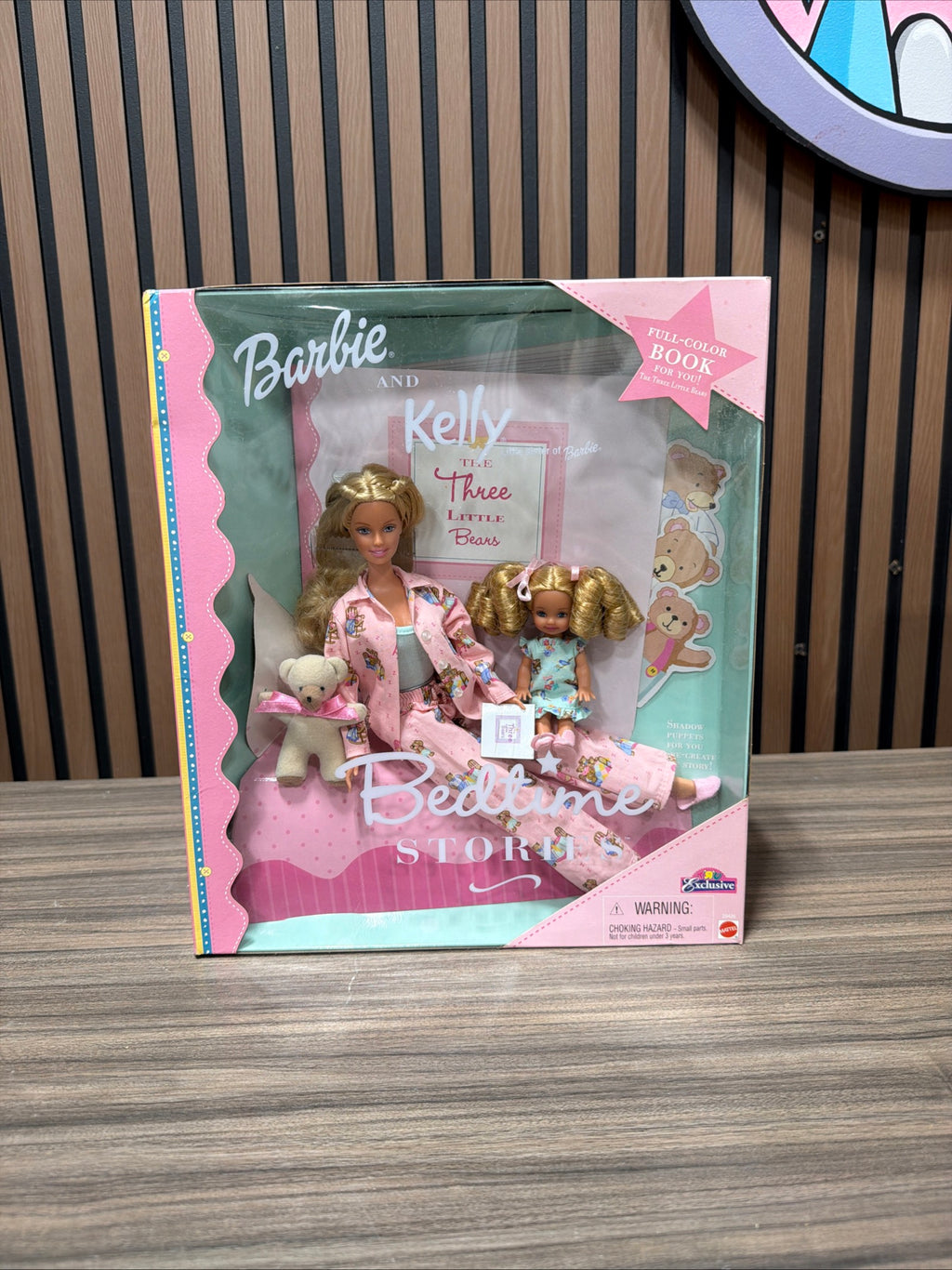 Bedtime Stories Toys R US Exclusive Kelly & Barbie Dolls 2000 Mattel #29426
