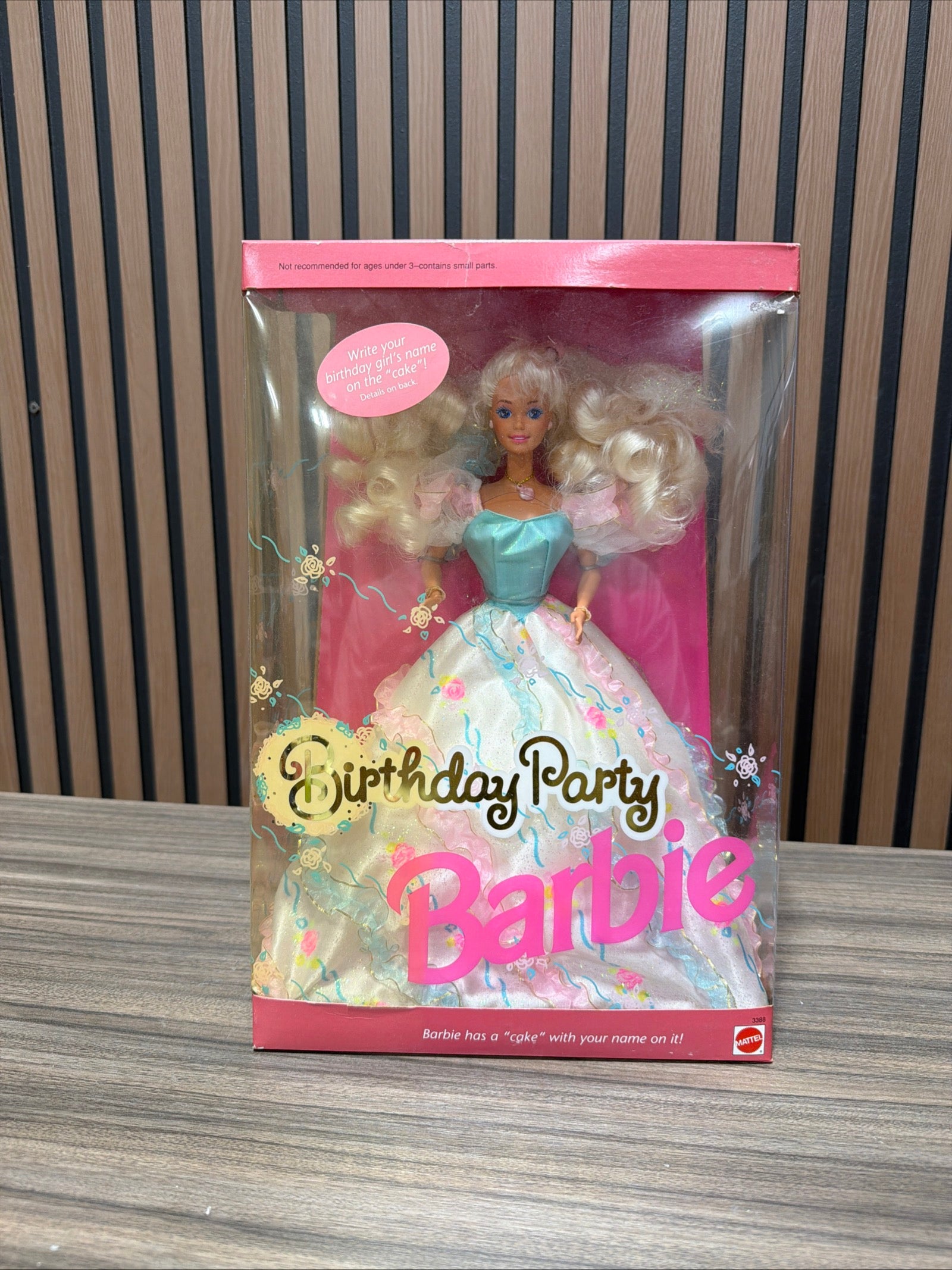 Birthday Party Barbie Doll 1992 Mattel No. 3388