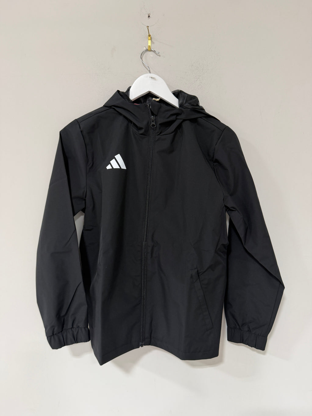 Adidas Entrada 26 All-Weather Jacket Youth – Black/White