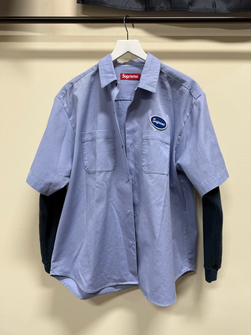 Supreme Long Sleeve Work Shirt Sz M