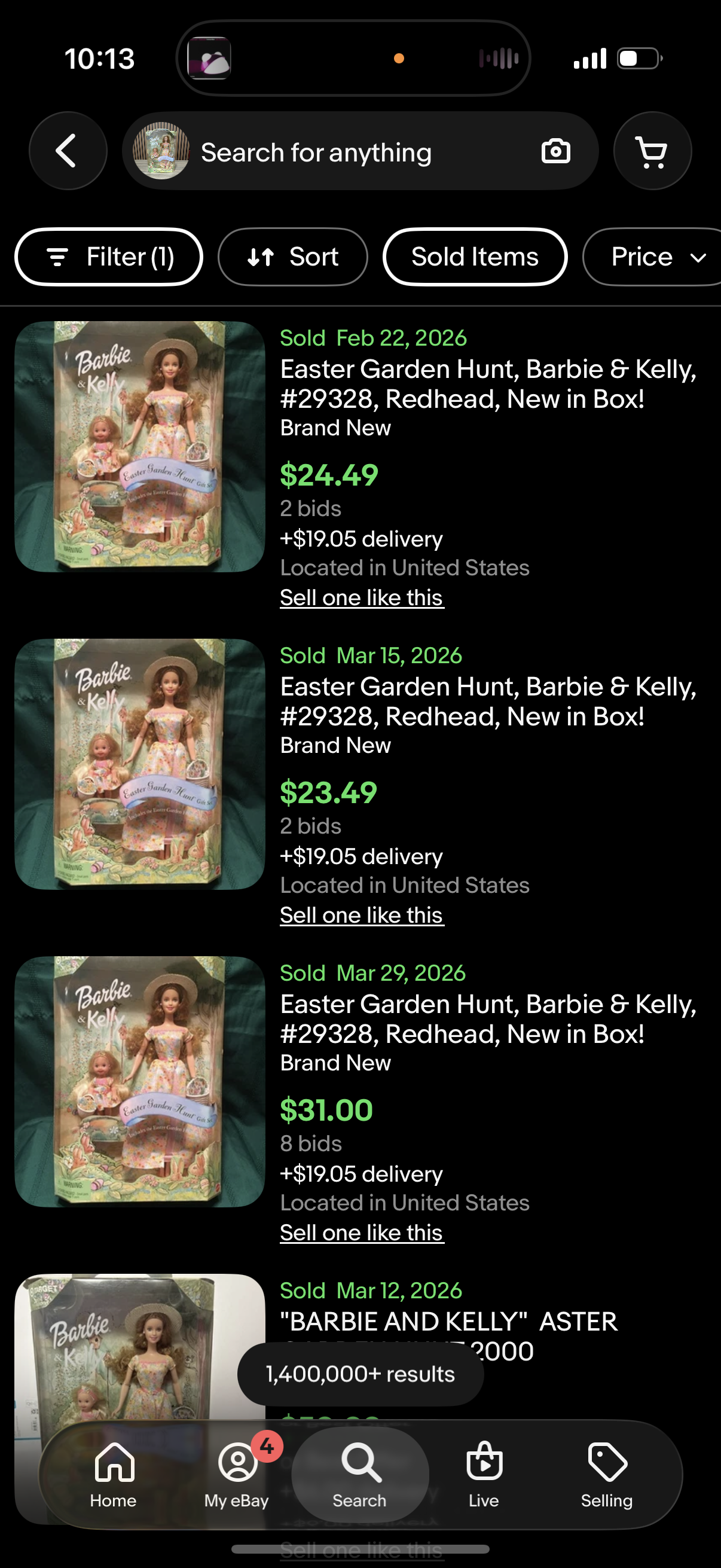 Barbie & Kelly Easter Garden Hunt Doll Gift Set Special Edition 2000 Mattel