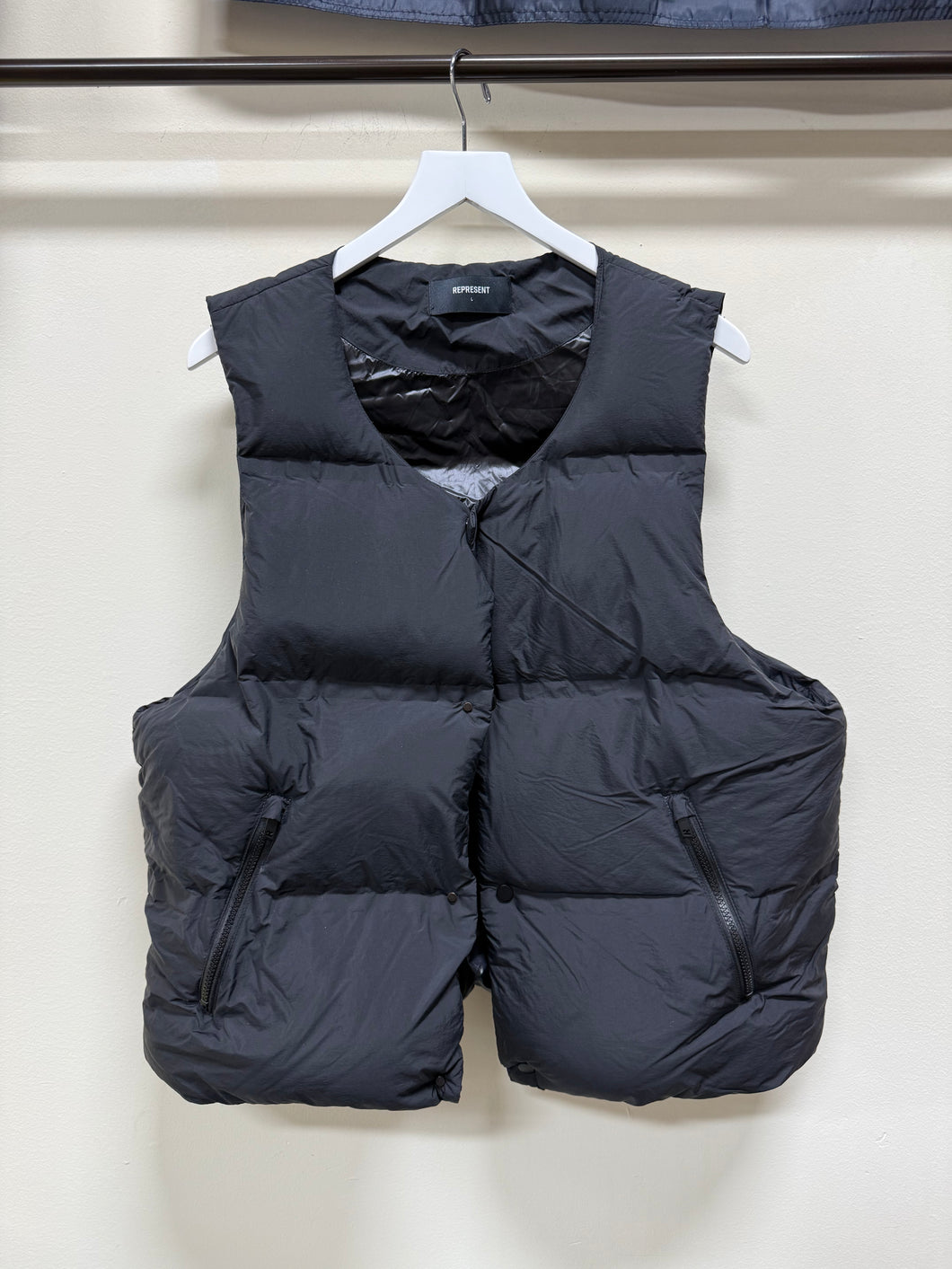 Represent Puffer Vest Sz L