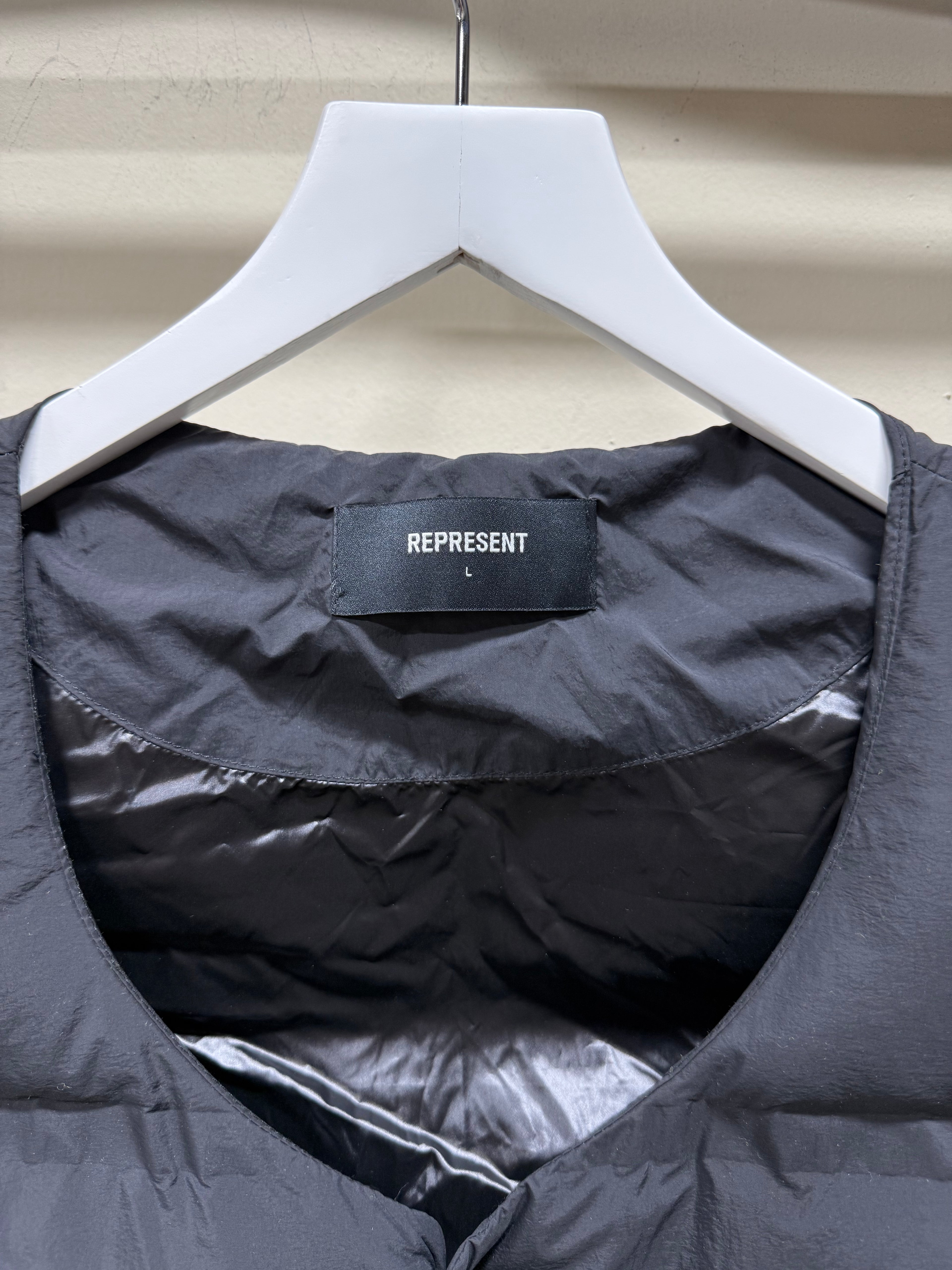 Represent Puffer Vest Sz L